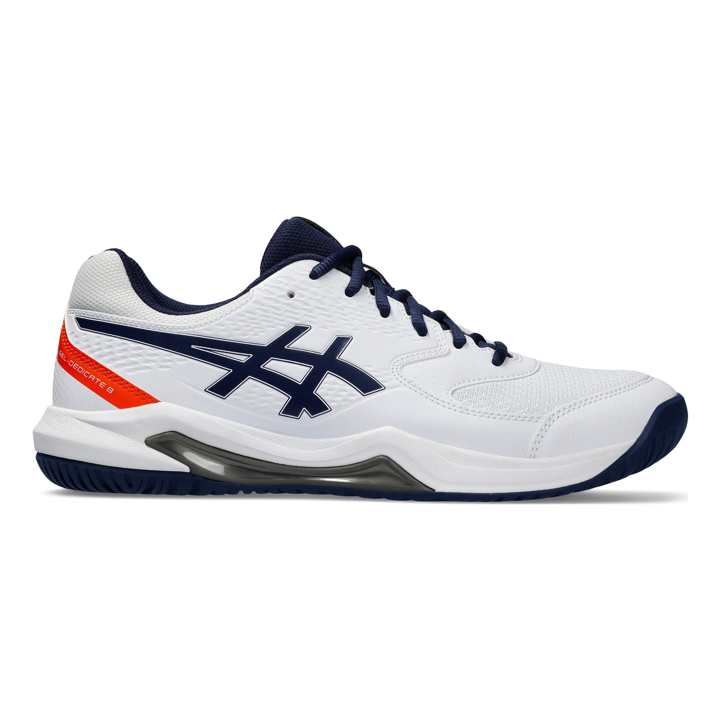 ASICS Gel-Dedicate 8 All court shoe Men - white, dark blue