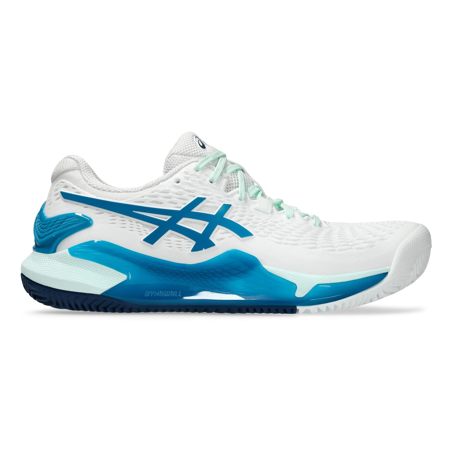 ASICS Gel-Resolution 9 Clay court shoe Women - white, blue