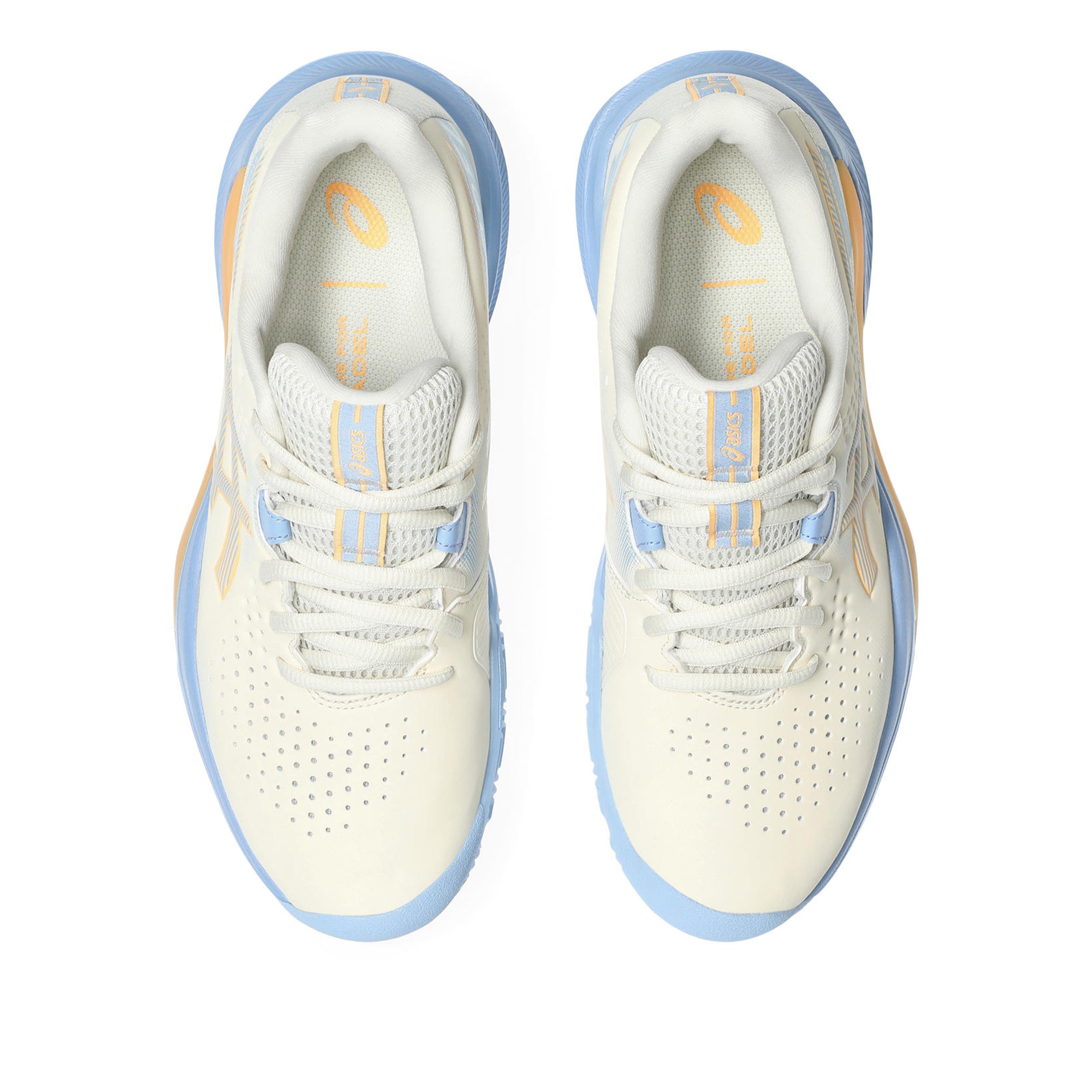 Gel-Challenger 15 Padel shoe Women - cream, blue-gray – Padel-Point