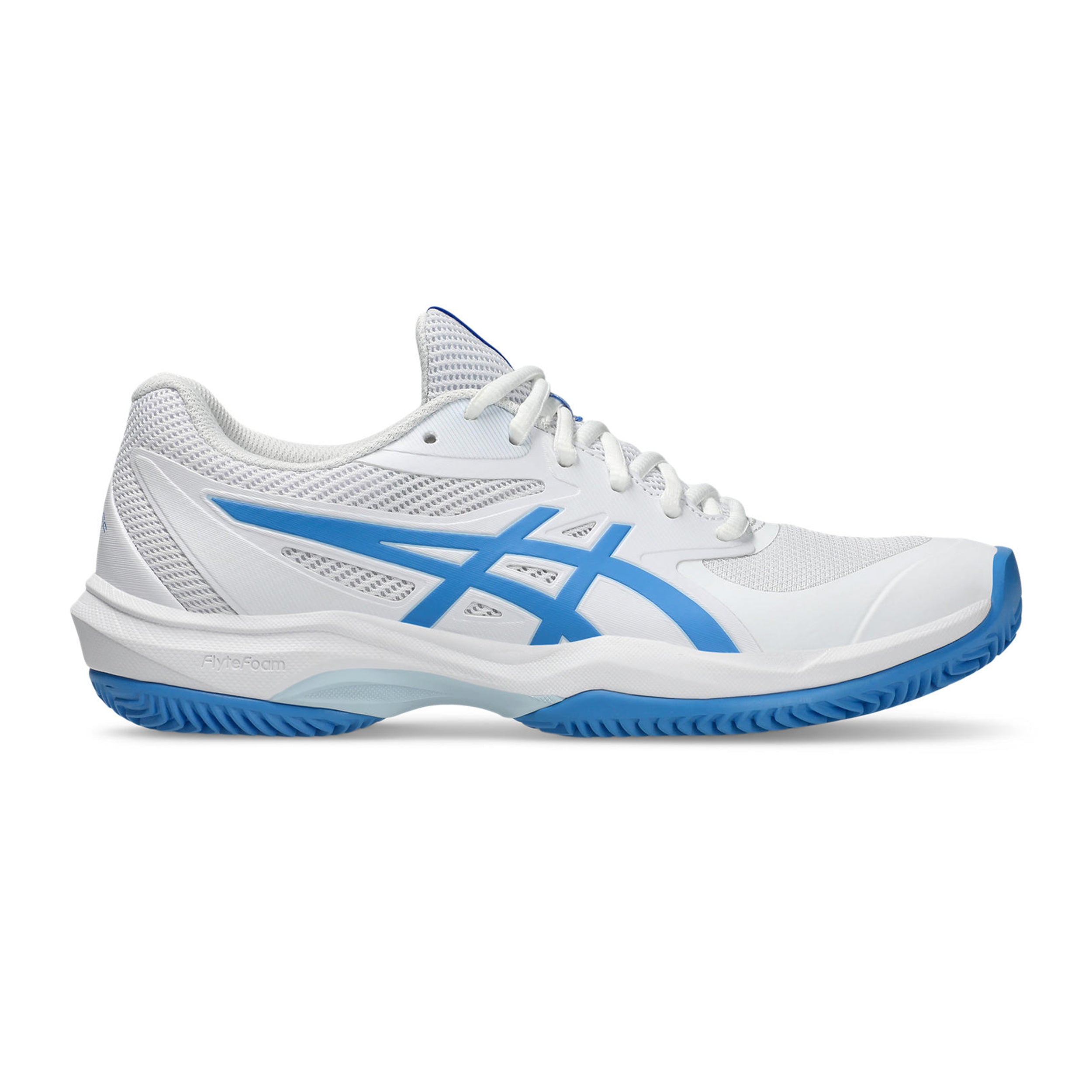 ASICS Game FF Clay court shoe Women - white, blue