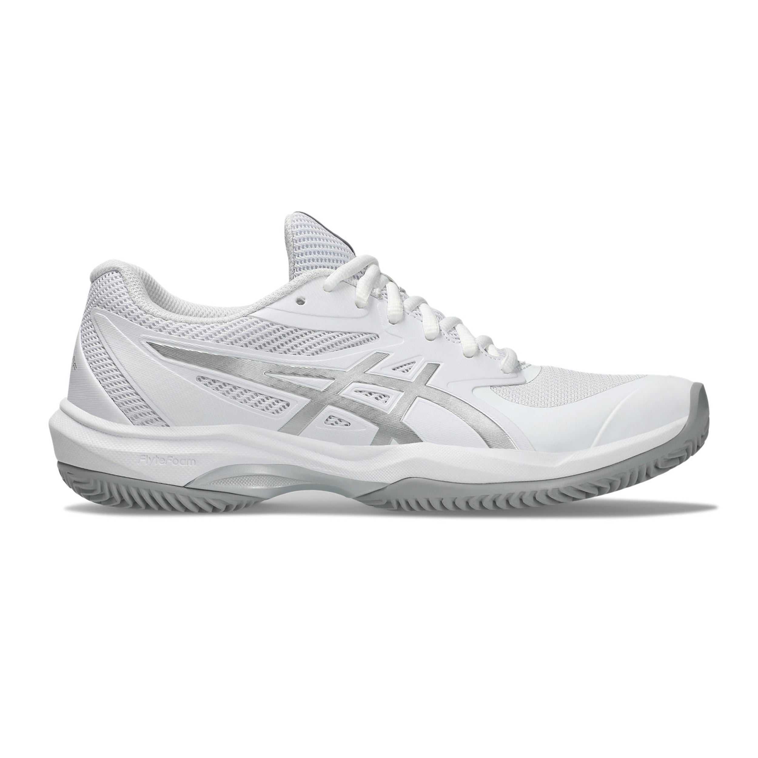 ASICS Game FF Clay court shoe Women - white, silver