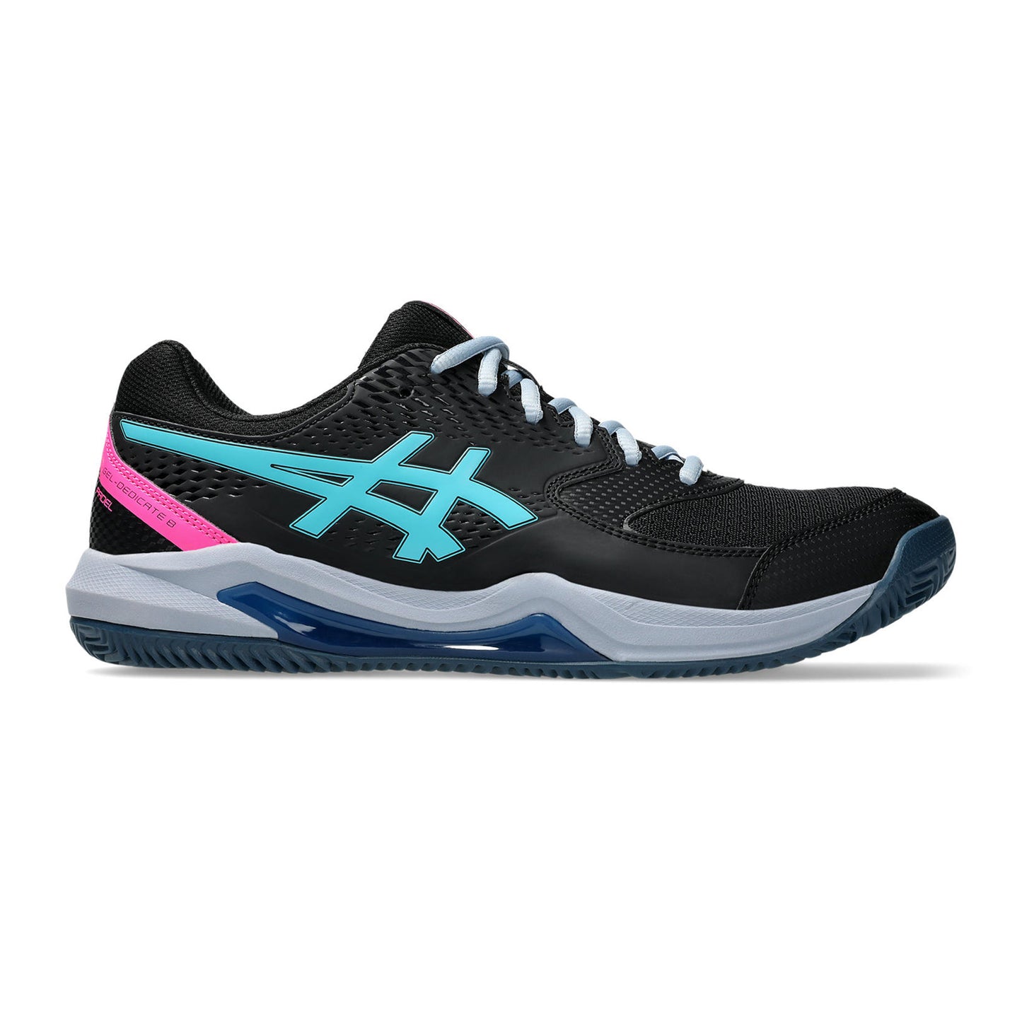 ASICS Gel-Dedicate Padel Shoe Men-Black,Light Blue
