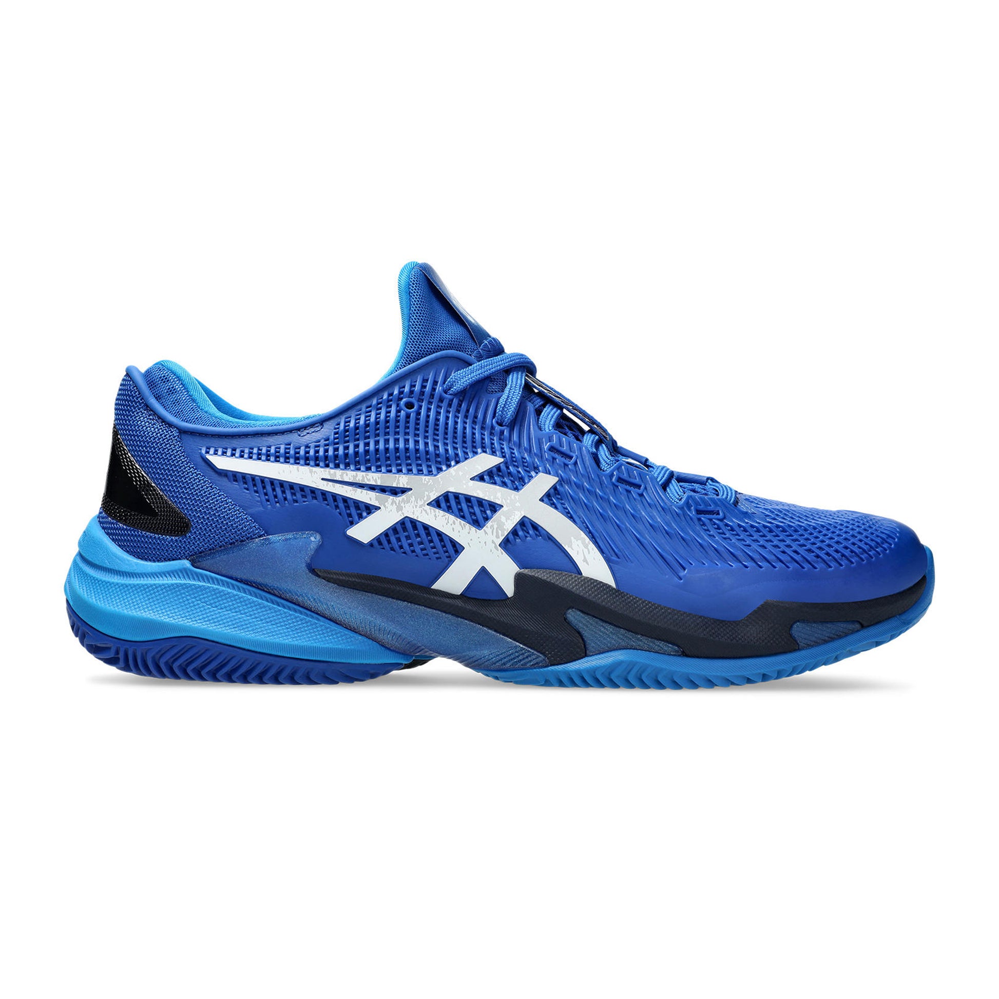 ASICS Court FF 3 Novak Clay court shoe Men - blue, silver