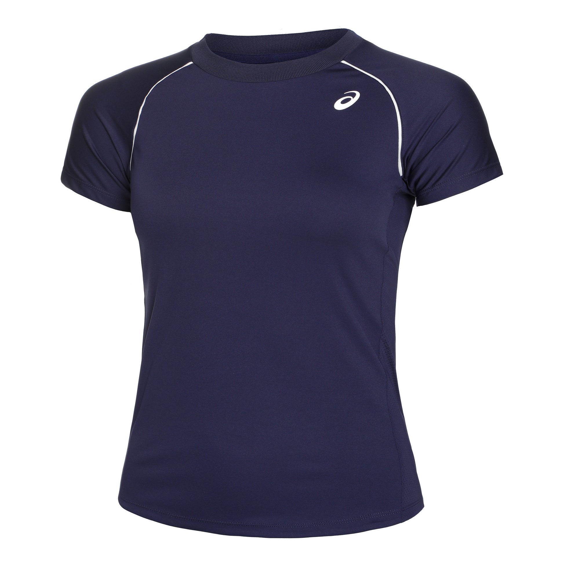 ASICS Piping T-Shirt Women - dark blue, white