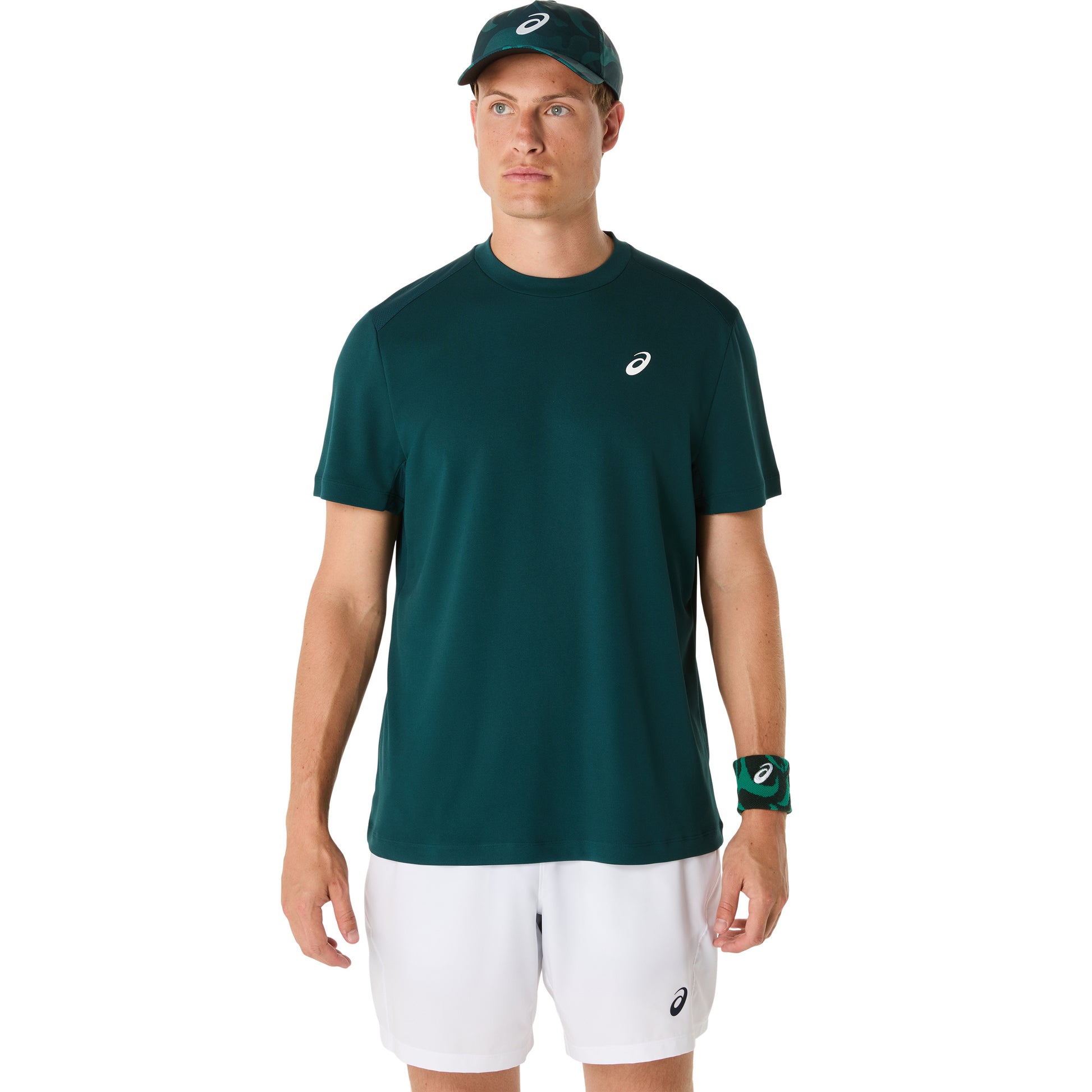 ASICS Court T-Shirt Men - dark green,