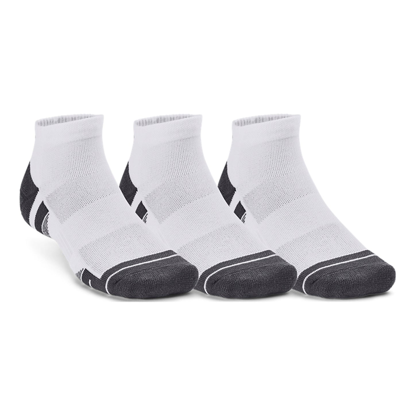 Under Armour Performance Tech Low Tennis Socks 3 Pack-White