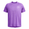 Tech Textured T-Shirt Men - violet,