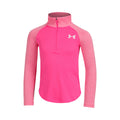 Tech Graphic Half-Zip Long sleeve Girls - neon pink,