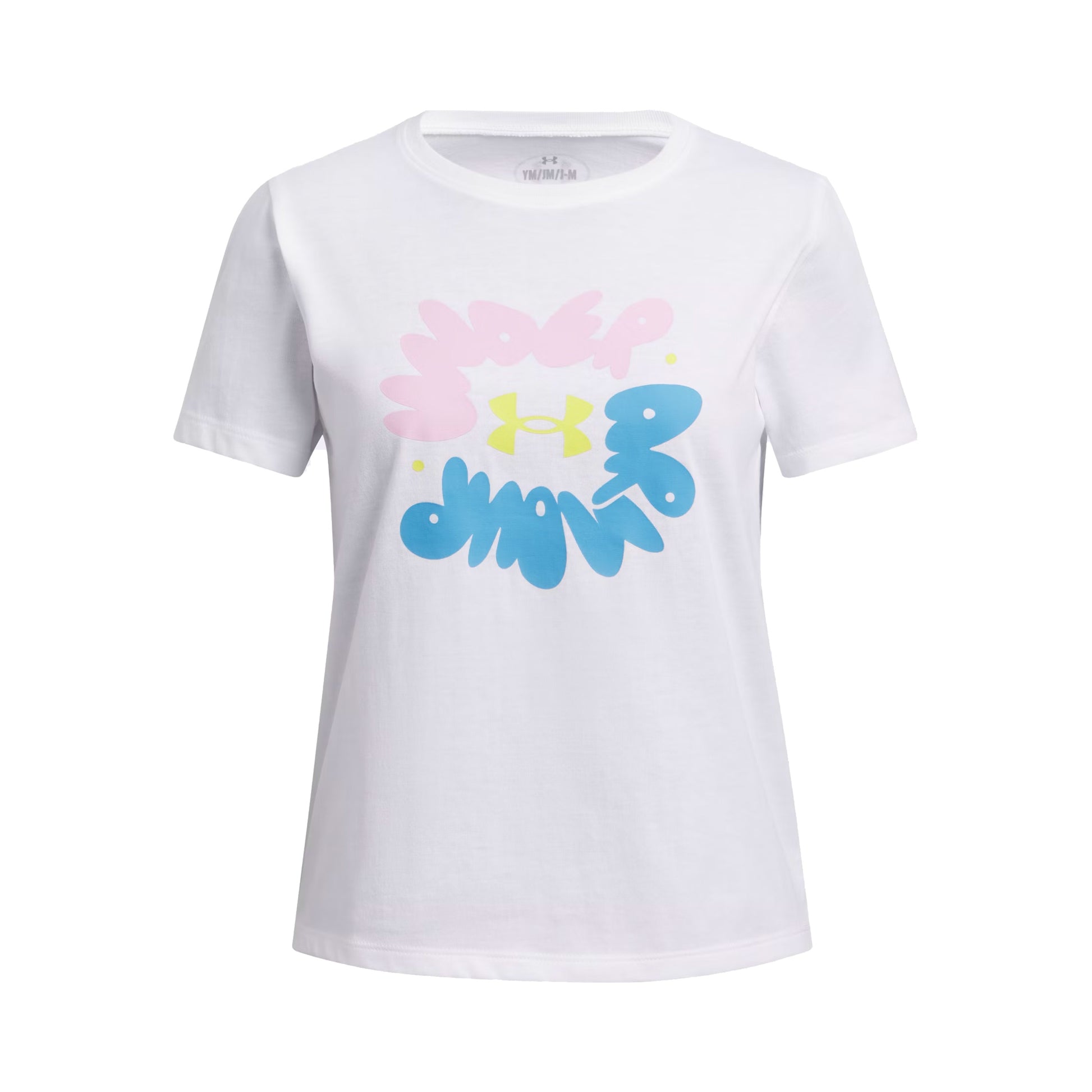 Under Armour Bubble T-Shirt Girls-White