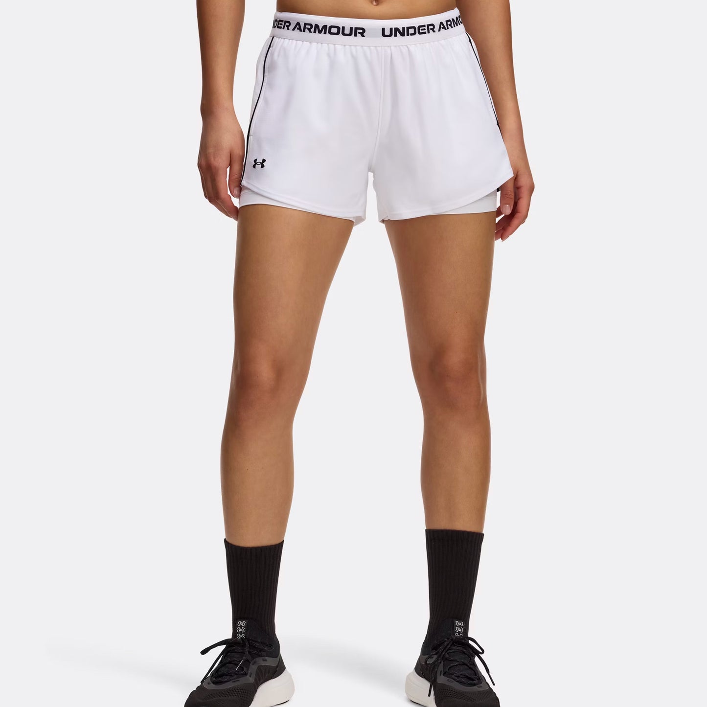 Under Armour Tech Play Up 2in1  Shorts Women - white