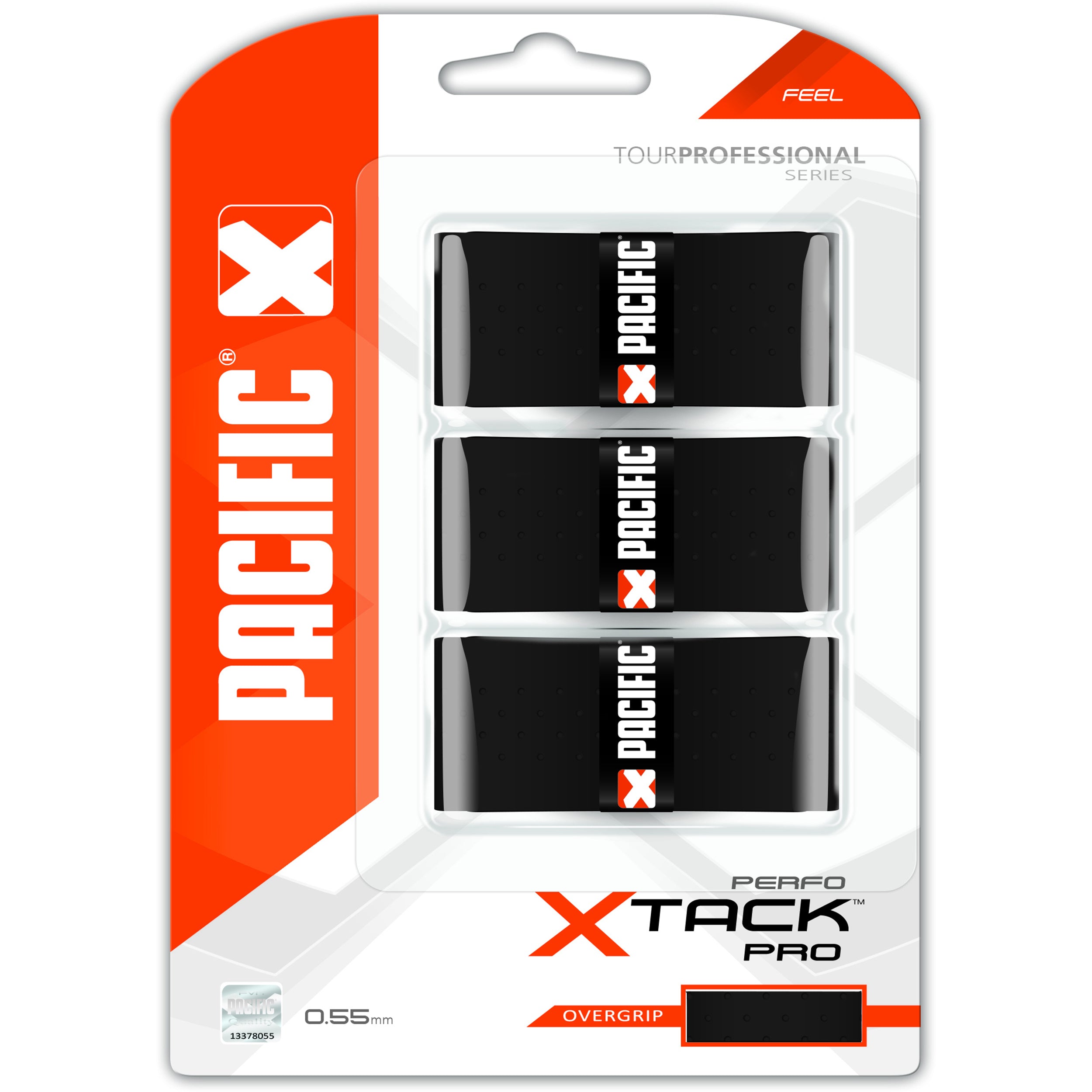 X Tack Pro Perfo 3 Pack-Black | Padel-Point