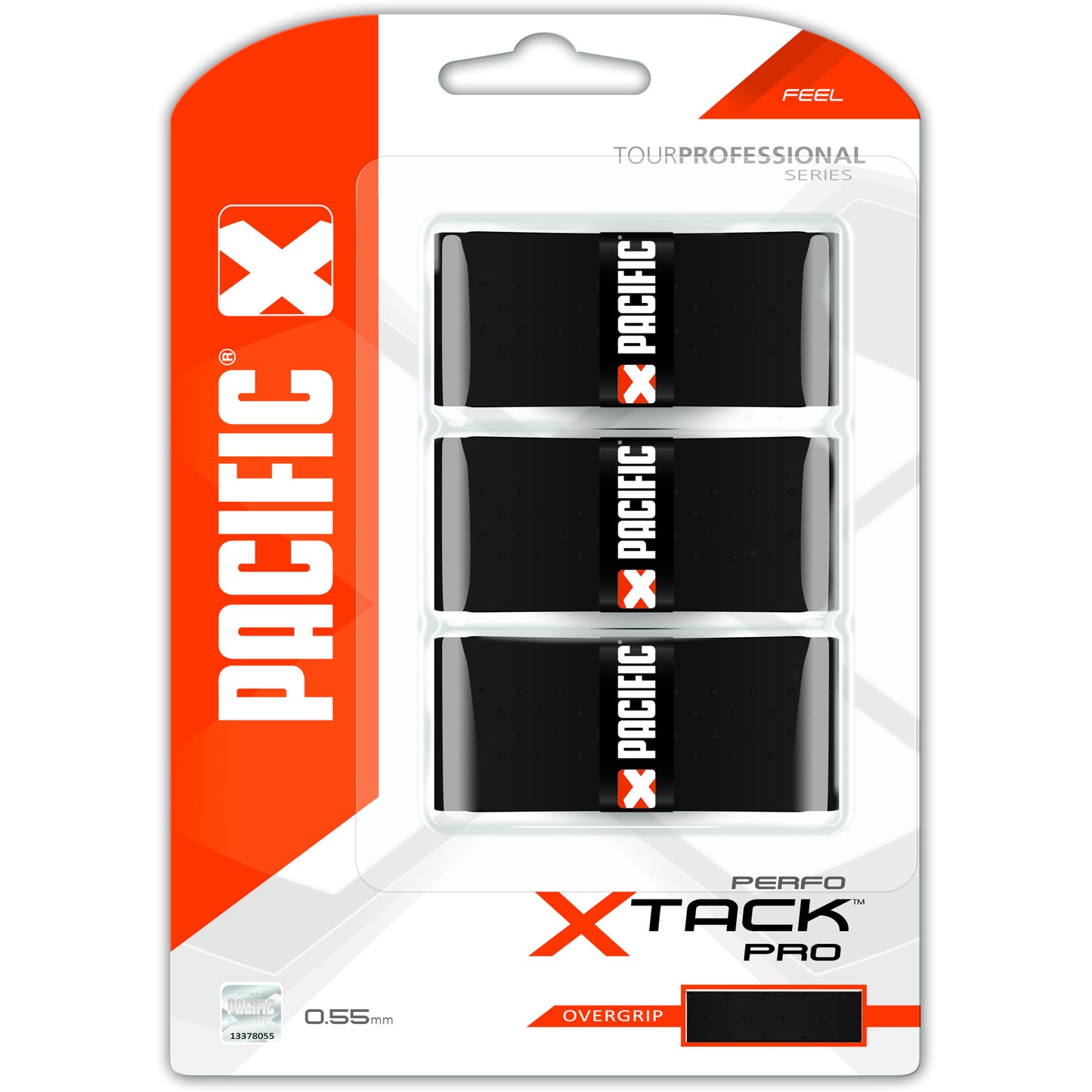 Pacific X Tack Pro Perfo 3 Pack-Black