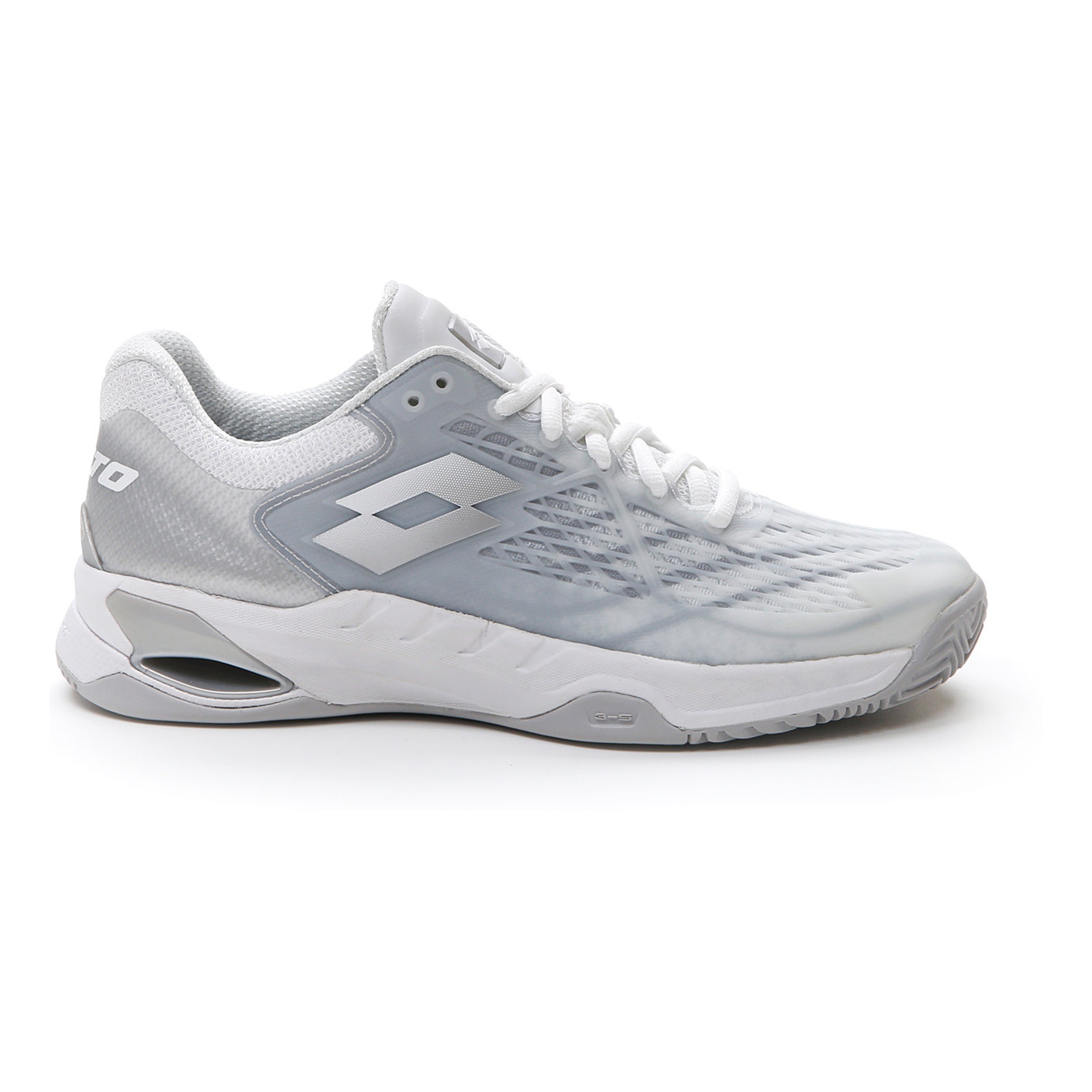 Lotto Mirage 100 Clay Court Shoe Women-White,Grey