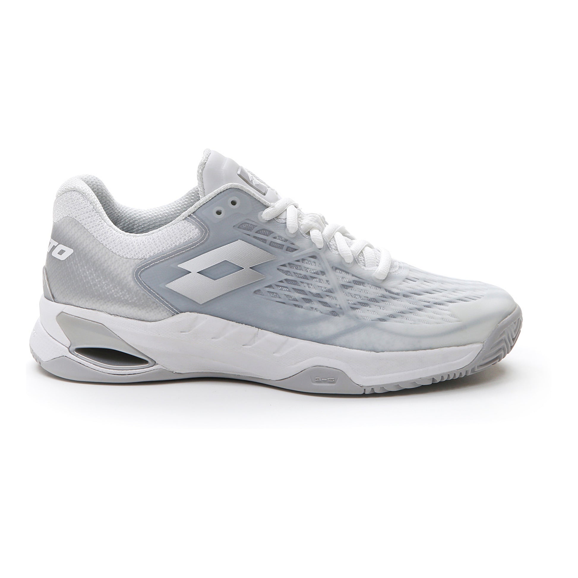 Lotto Mirage 100 Clay Court Shoe Women-White,Grey