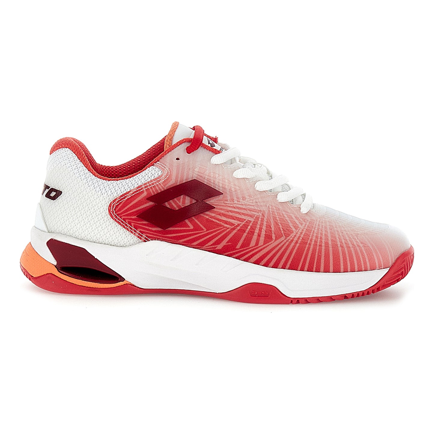 Lotto Mirage 100 II Clay court shoe Women-white, red
