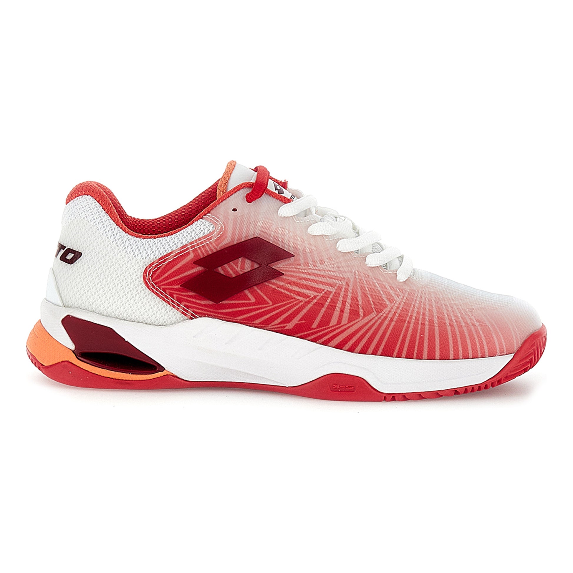 Lotto Mirage 100 II Clay court shoe Women-white, red