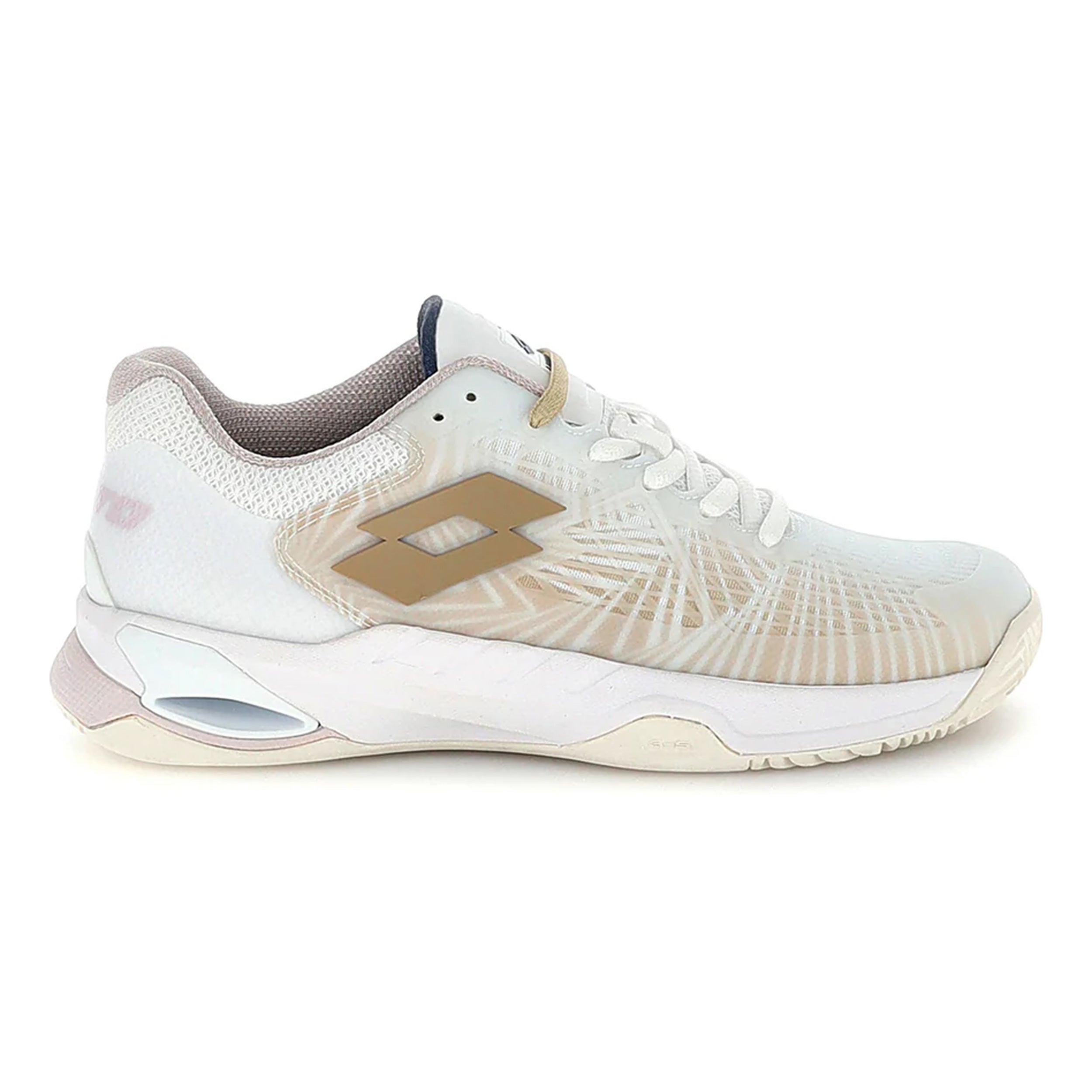 Lotto Mirage 100 II Clay court shoe Women-white, beige