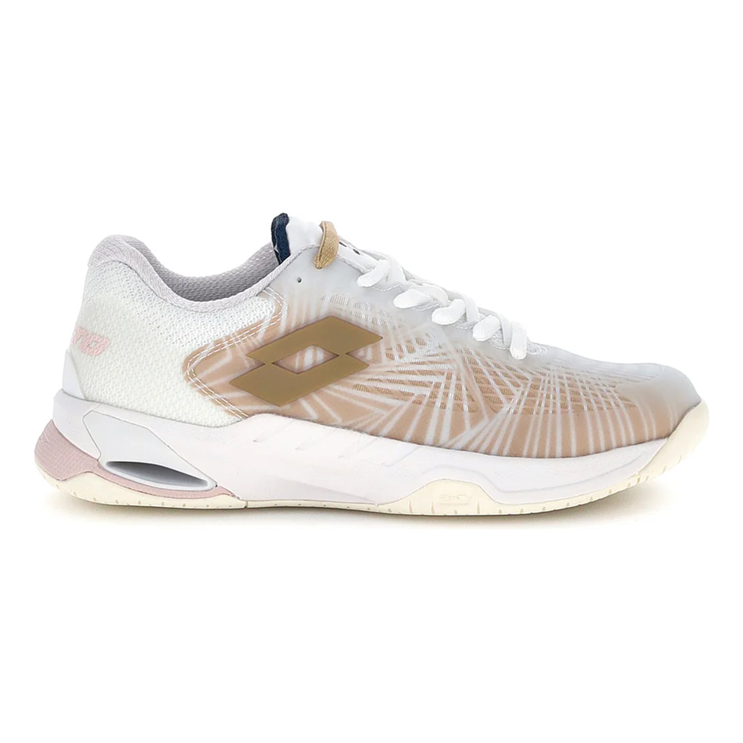 Lotto Mirage 100 II SPD All court shoe Women-white, beige