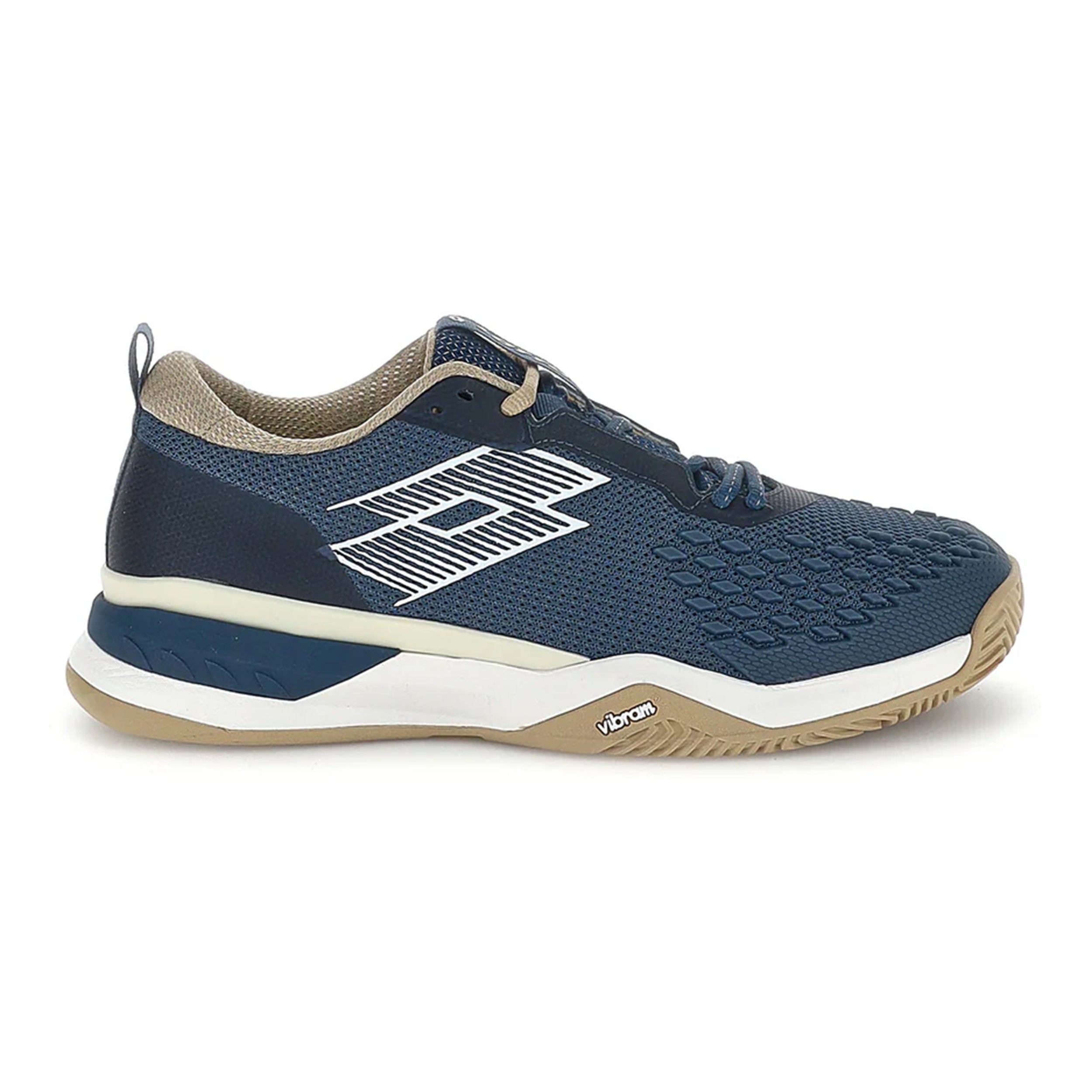 Lotto Raptor Hyperpulse 100 III Clay court shoe Men - dark blue, beige