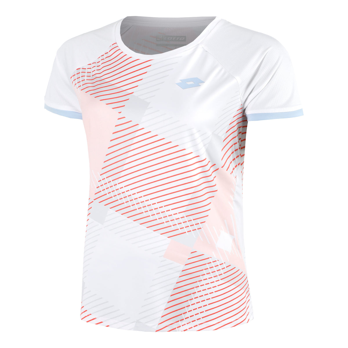 Lotto Tech IV D1 T-Shirt Women-Pink,White