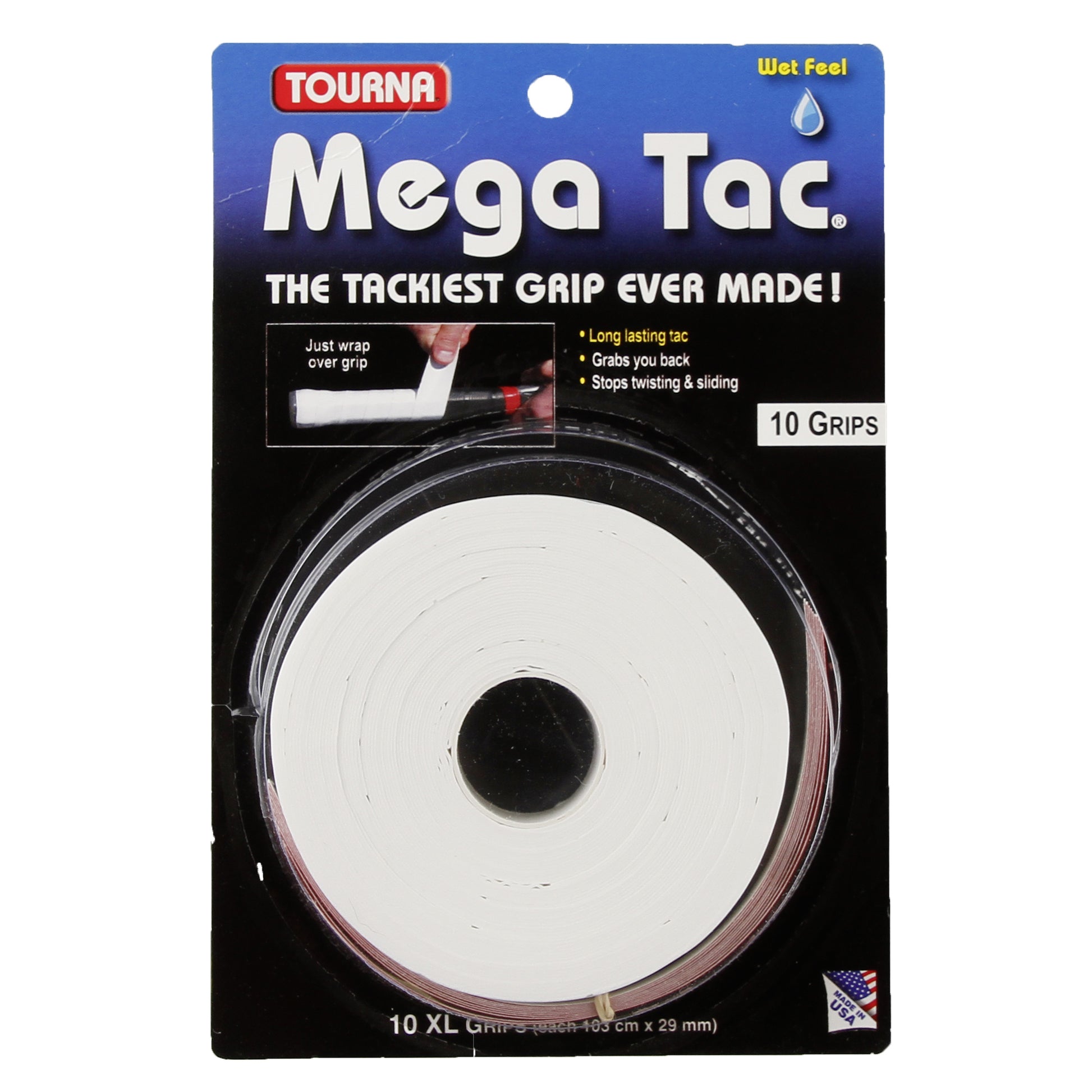 Tourna Mega Tac 10 Pack-White