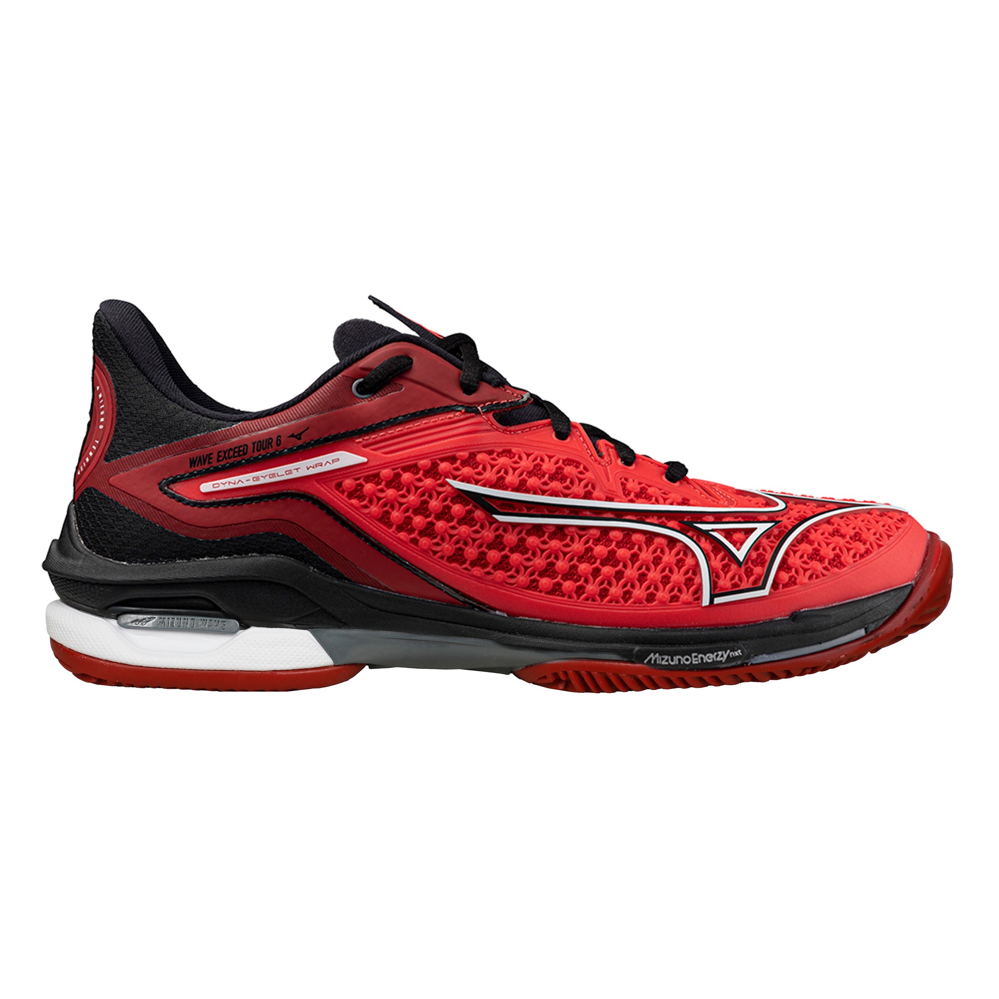 Mizuno Wave Exceed Tour 6 Clay court shoe Men - red, black