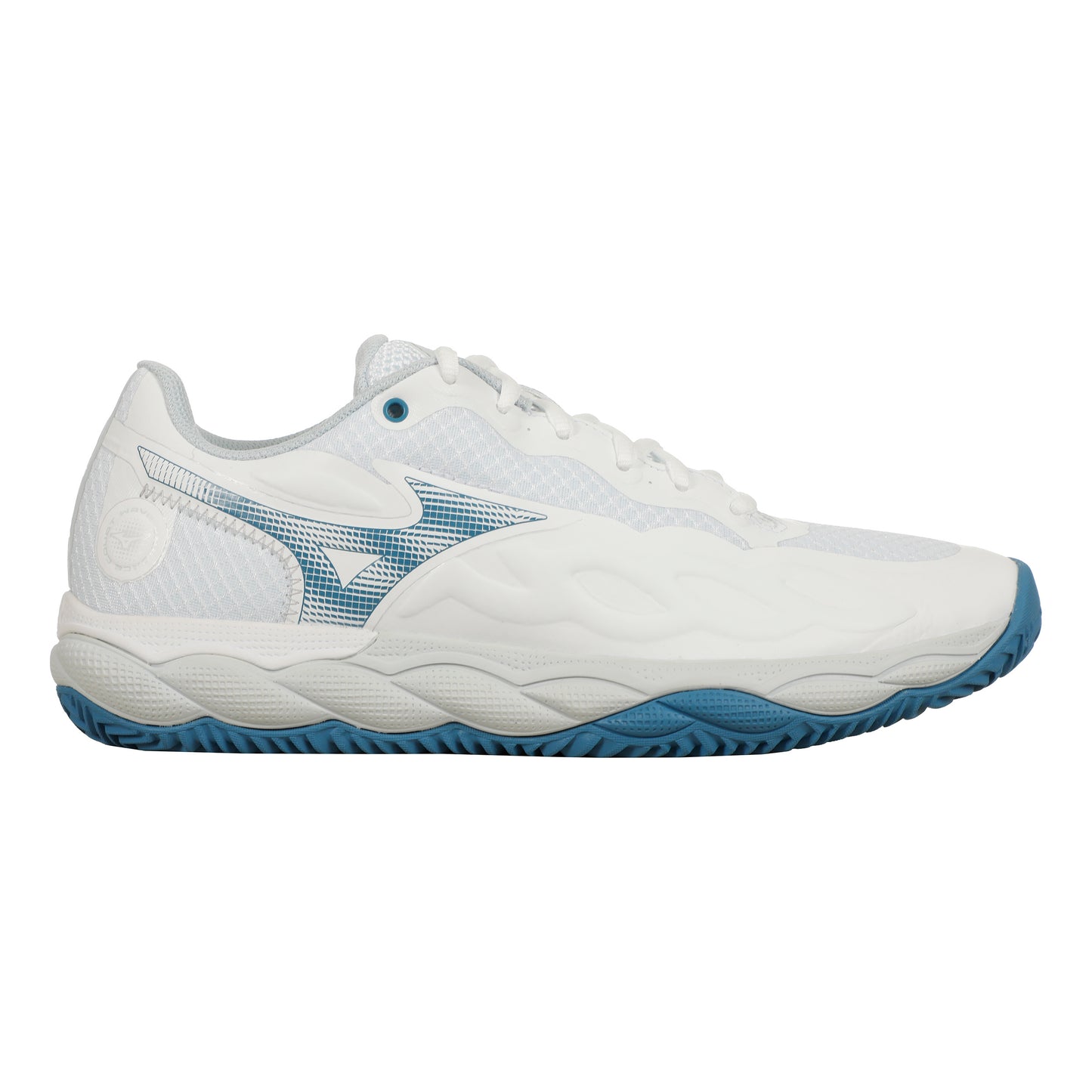 Mizuno Wave Enforce Court Clay court shoe Women - white, blue