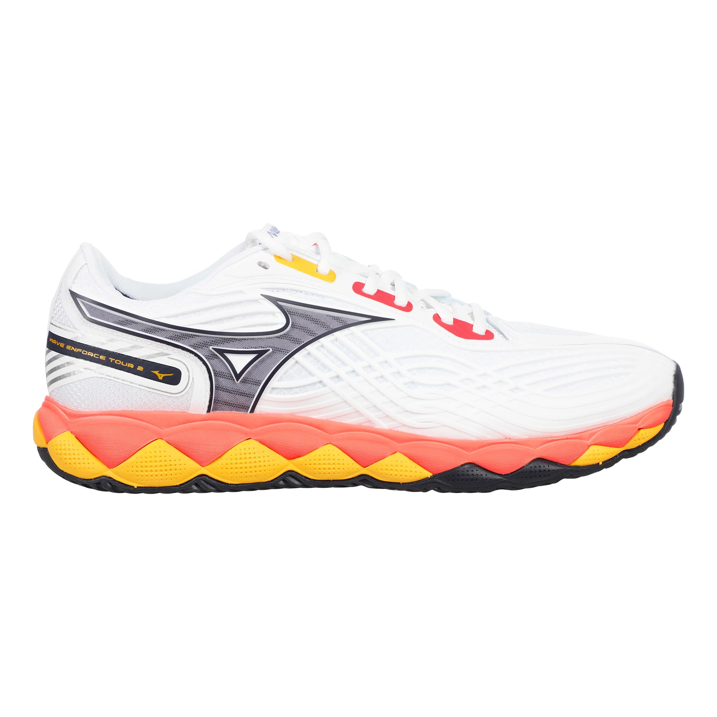 Mizuno Wave Enforce Tour 2 All Court Shoe Men-White,Blue