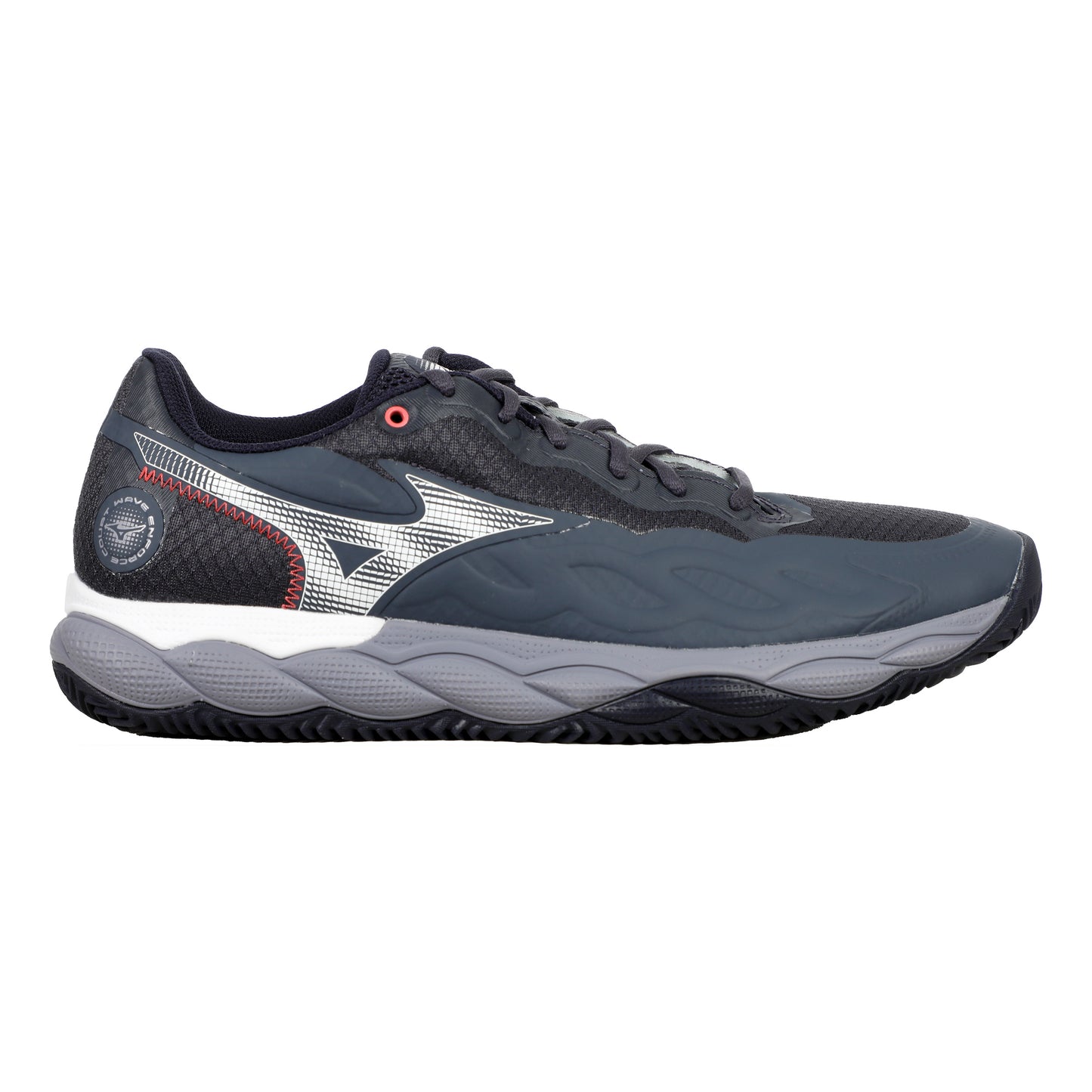 Mizuno Wave Enforce Court Clay Court Shoe Men-Grey,White