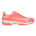 Wave Exceed Court Clay Court Shoe Women-Coral,White