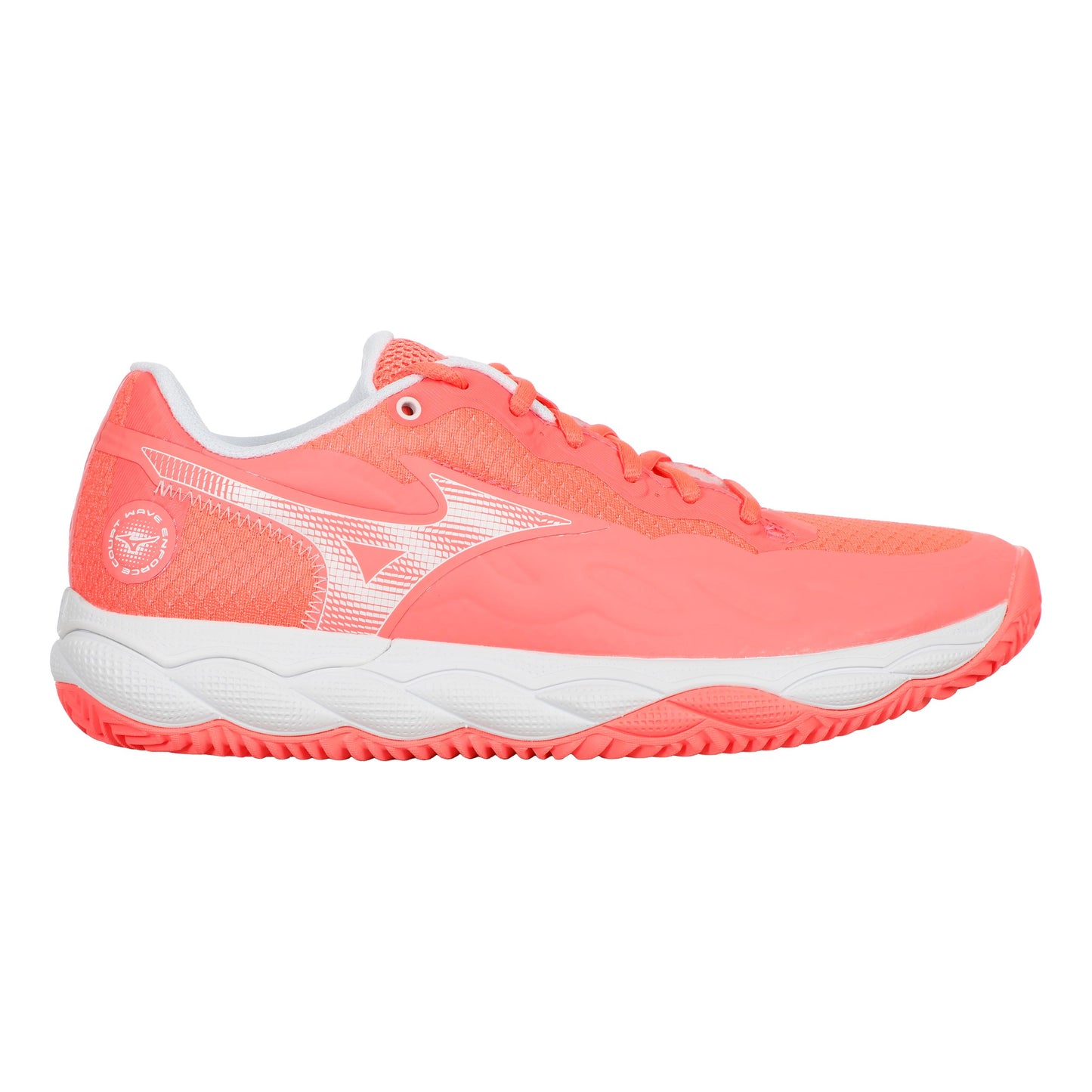Mizuno Wave Enforce Court Clay court shoe Women - coral, white