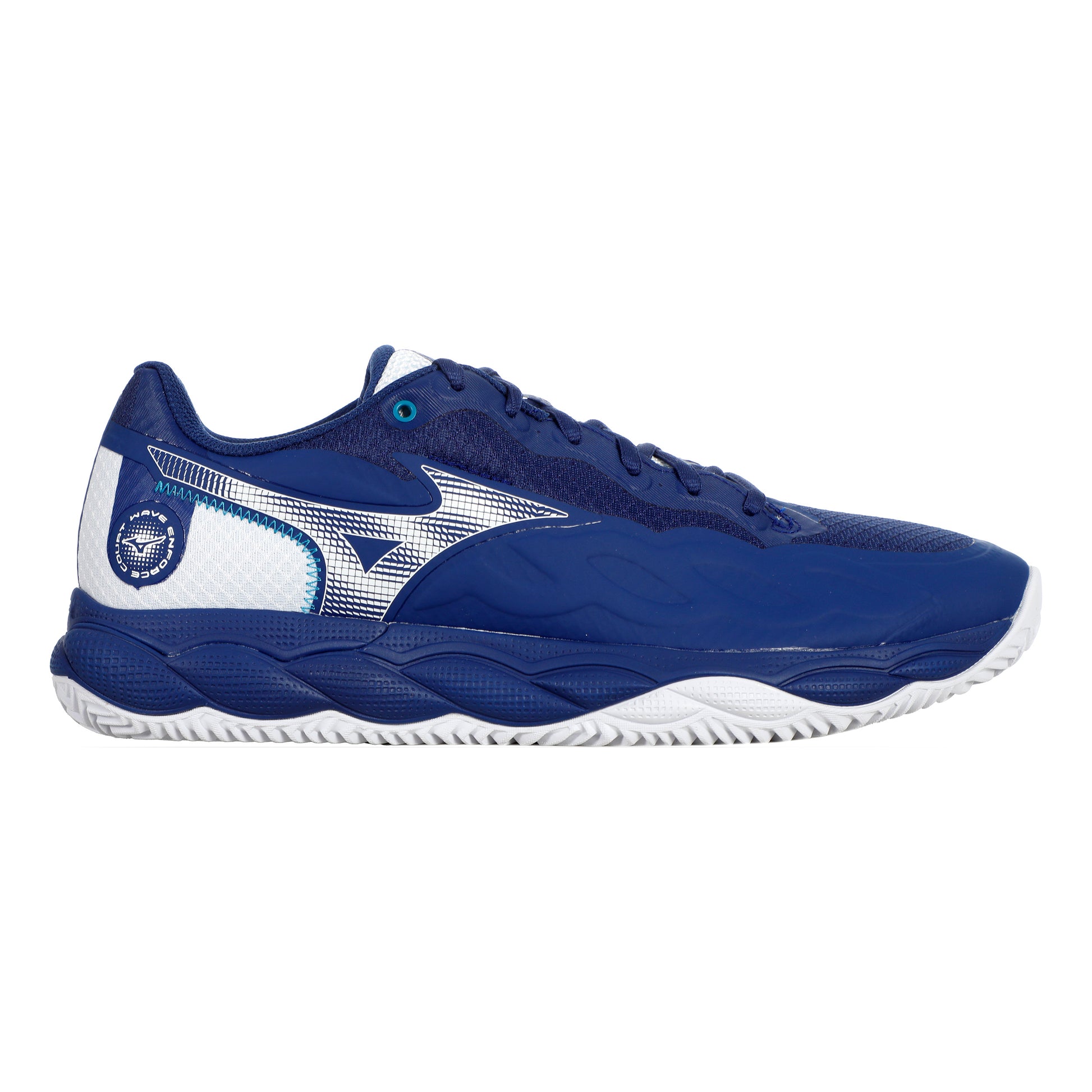 Mizuno Wave Enforce Court Clay court shoe Men - blue, white