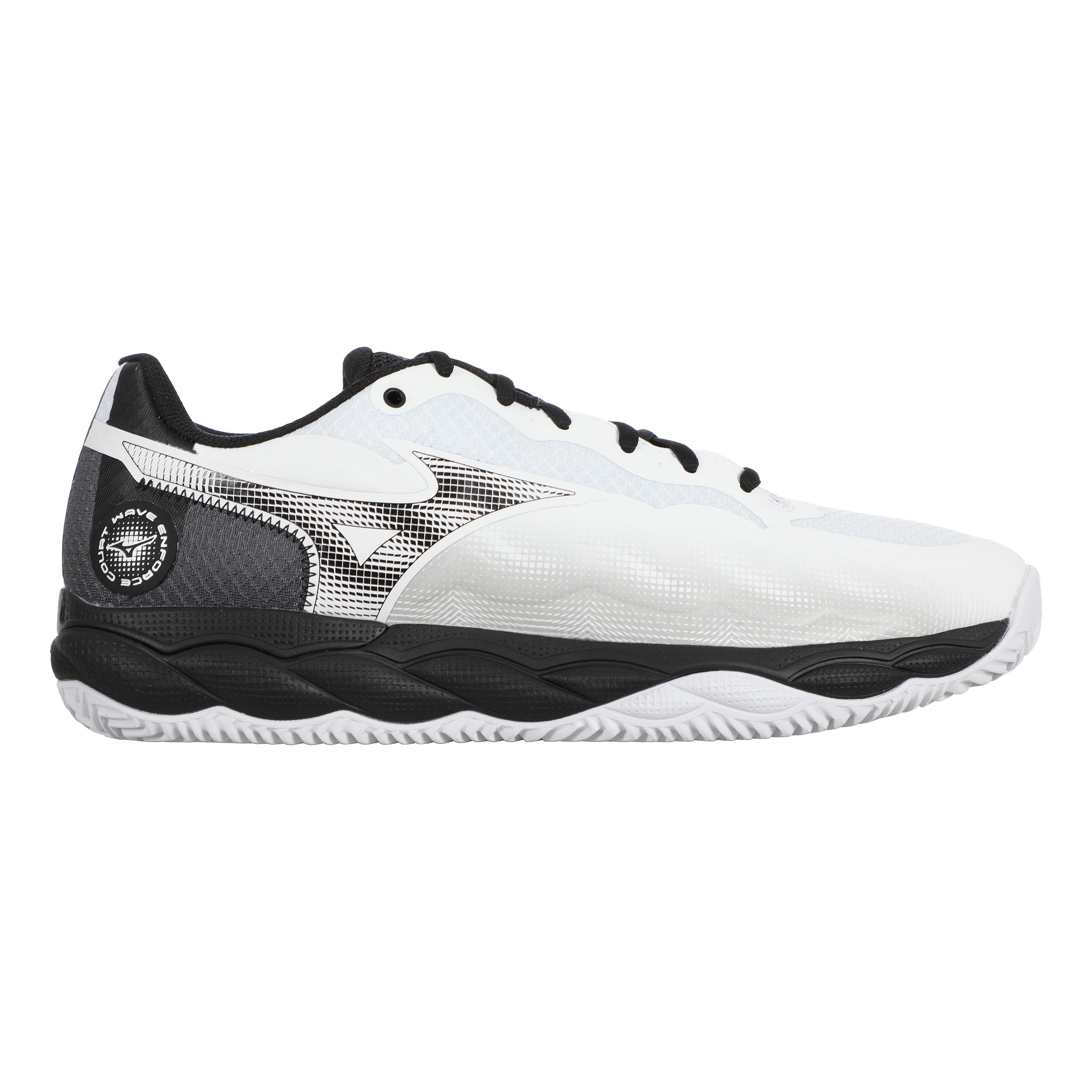 Mizuno Wave Enforce Court Clay Court Shoe Men-White,Black