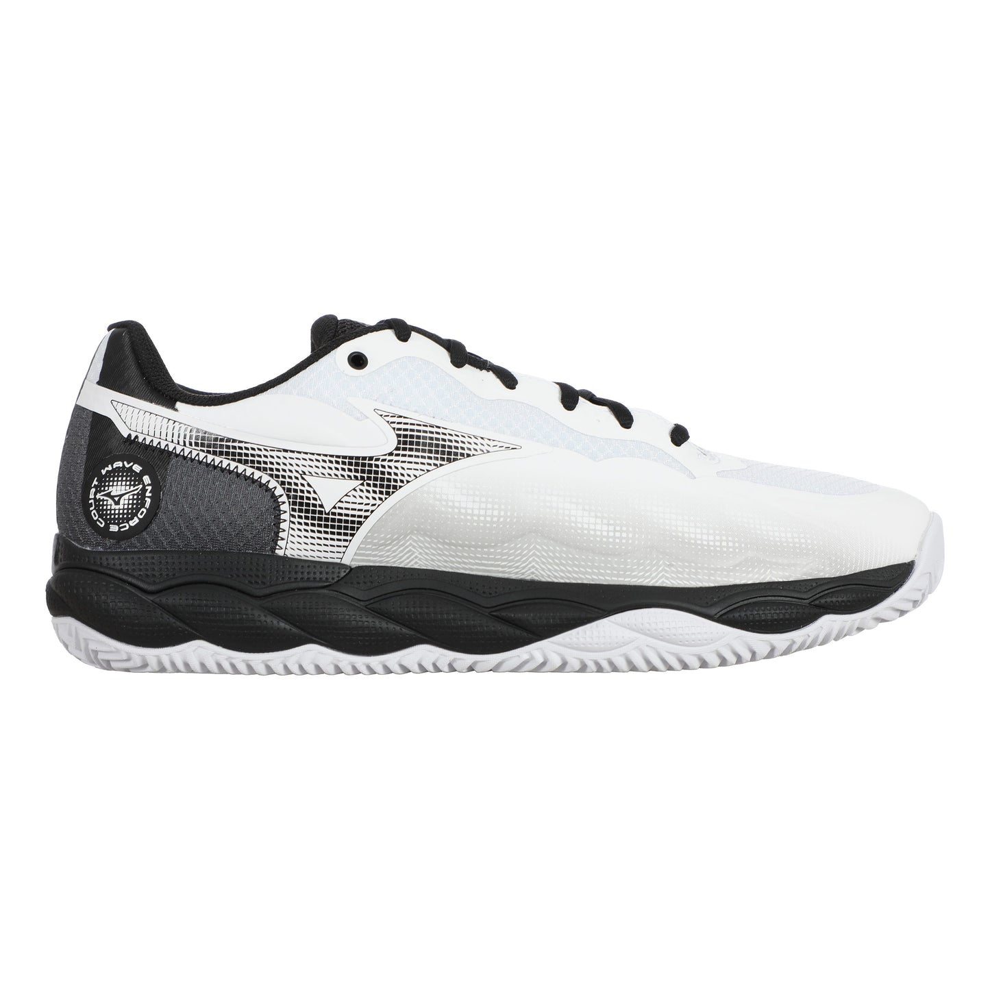 Mizuno Wave Enforce Court Clay Court Shoe Men-White,Black