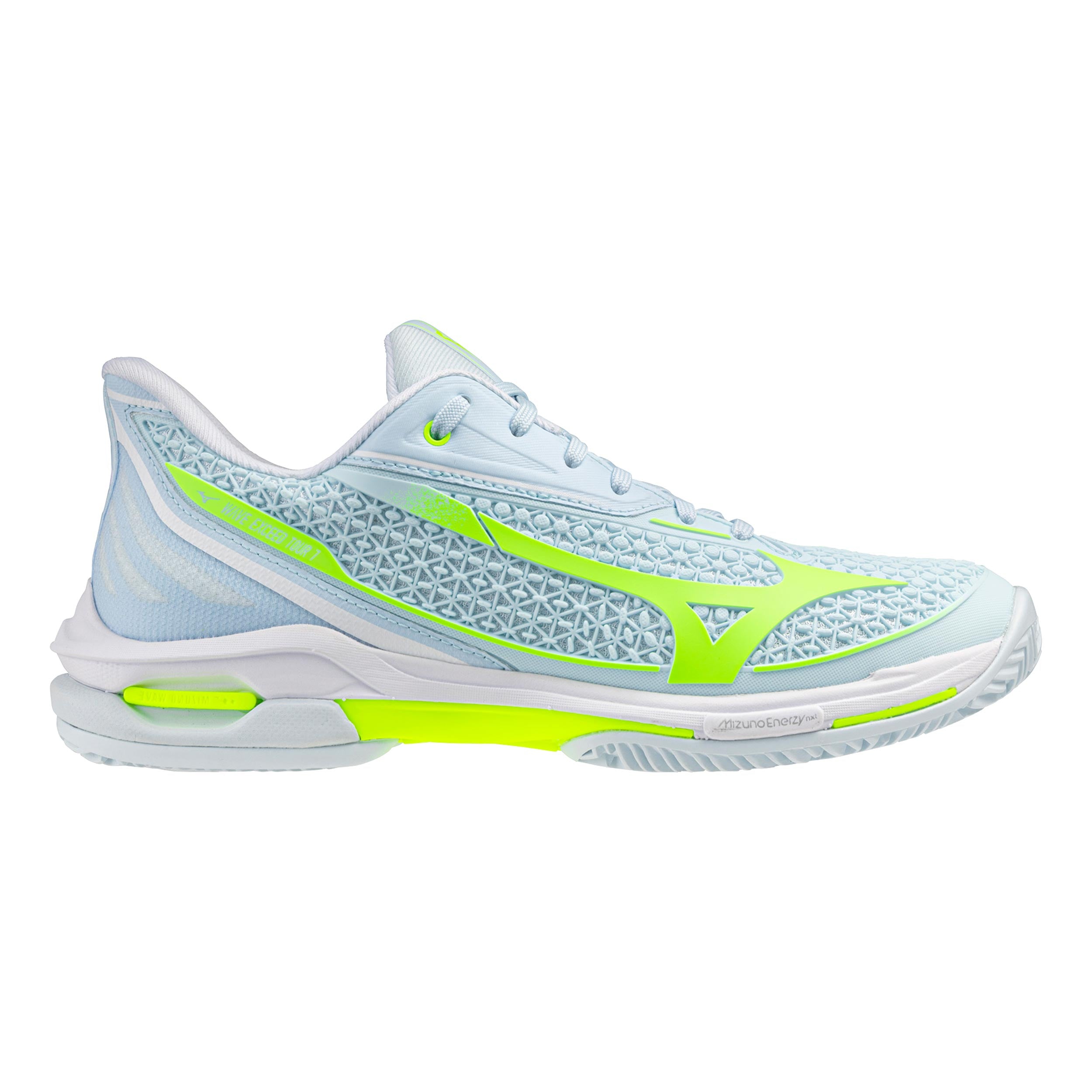 Mizuno Wave Exceed Tour 7 Clay court shoe Women - white, light blue