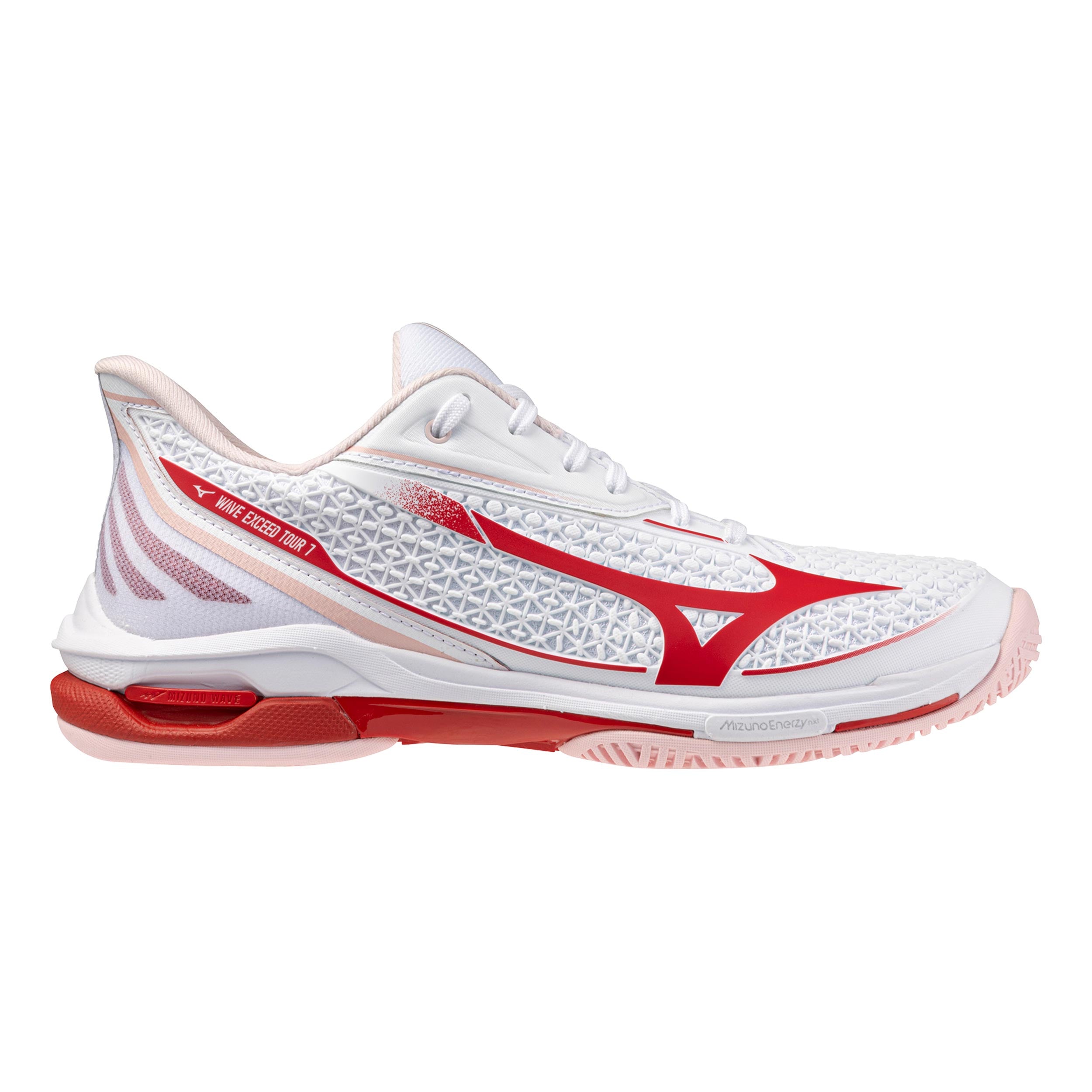 Mizuno Wave Exceed Tour 7 All court shoe Women - white, red