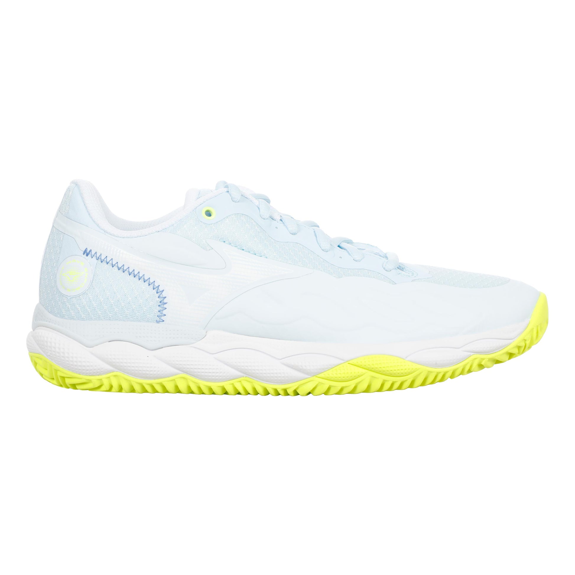 Mizuno Wave Enforce Court Clay court shoe Women - white, light blue