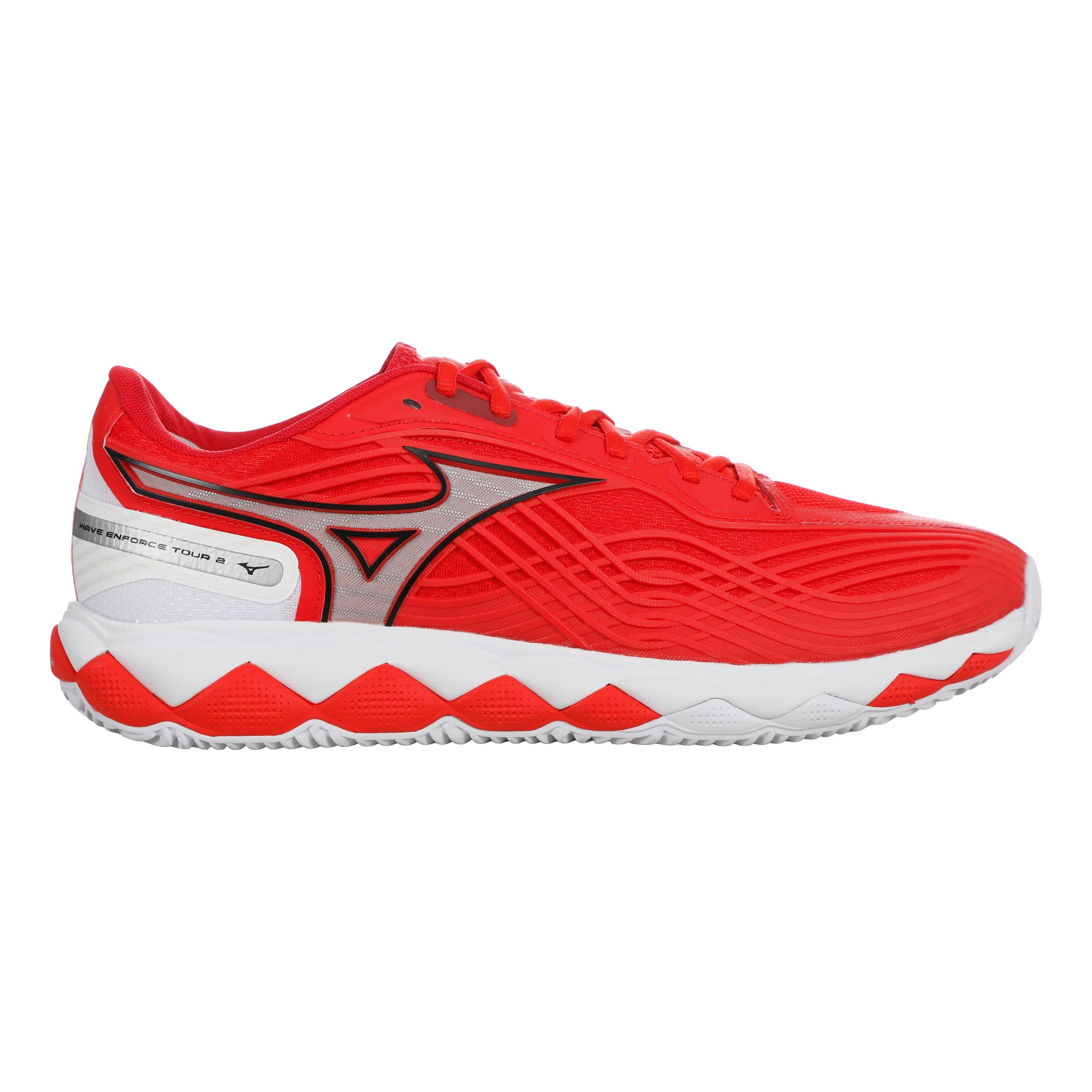 Mizuno Wave Enforce Tour 2 Clay court shoe Men - red, white