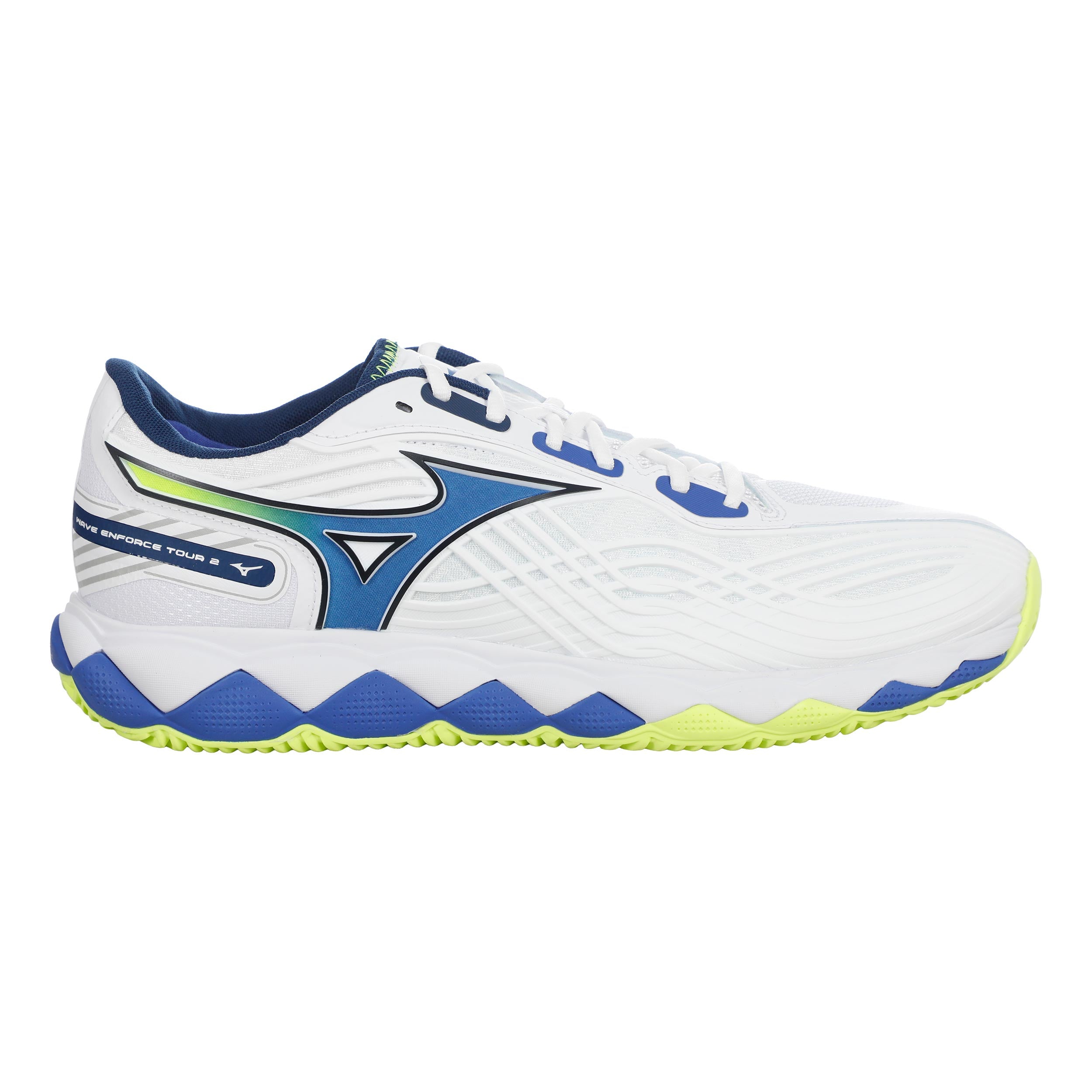 Mizuno Wave Enforce Tour 2 Clay court shoe Men - white, blue