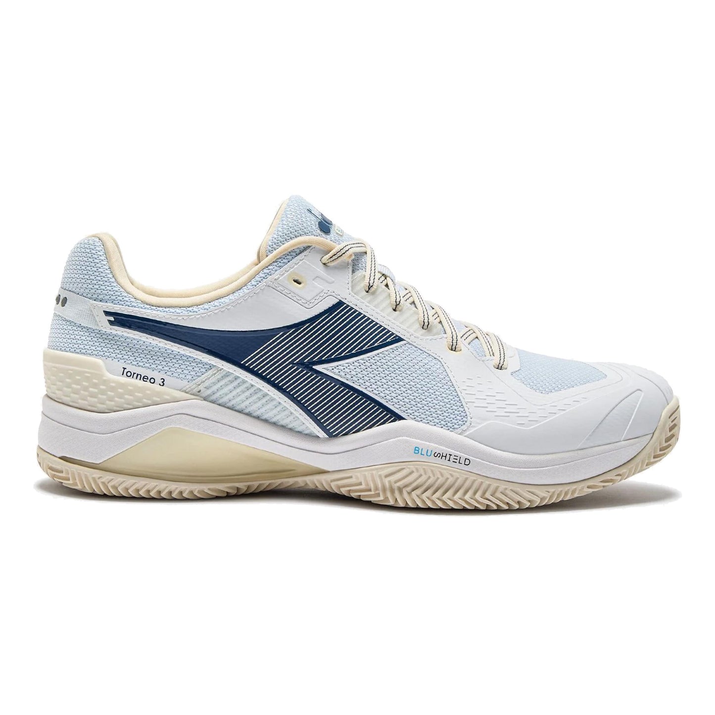 Diadora Blushield Torneo 3 Clay court shoe Men-white,blue