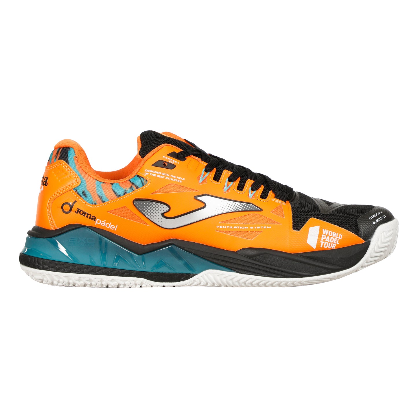 Joma Spin Padel shoe Men - orange, silver