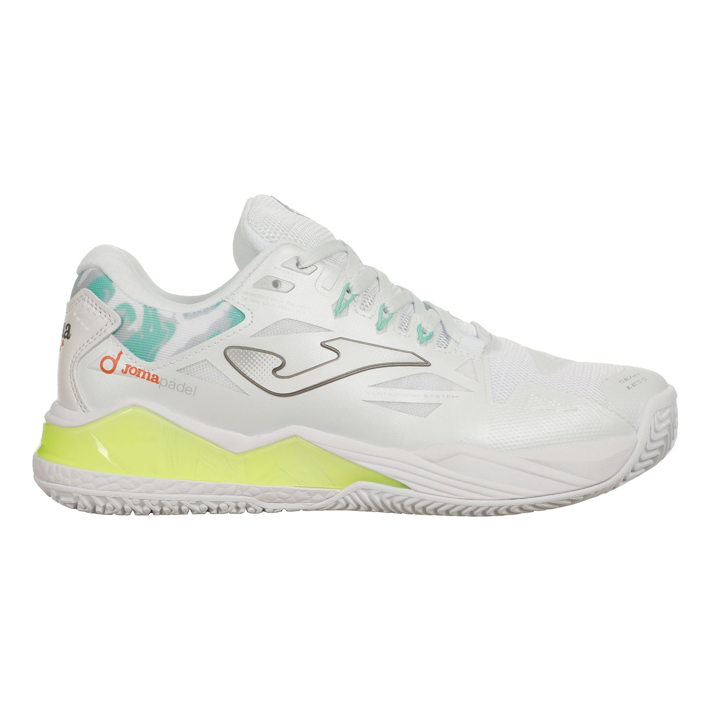 Joma Spin Padel shoe Women - white, green