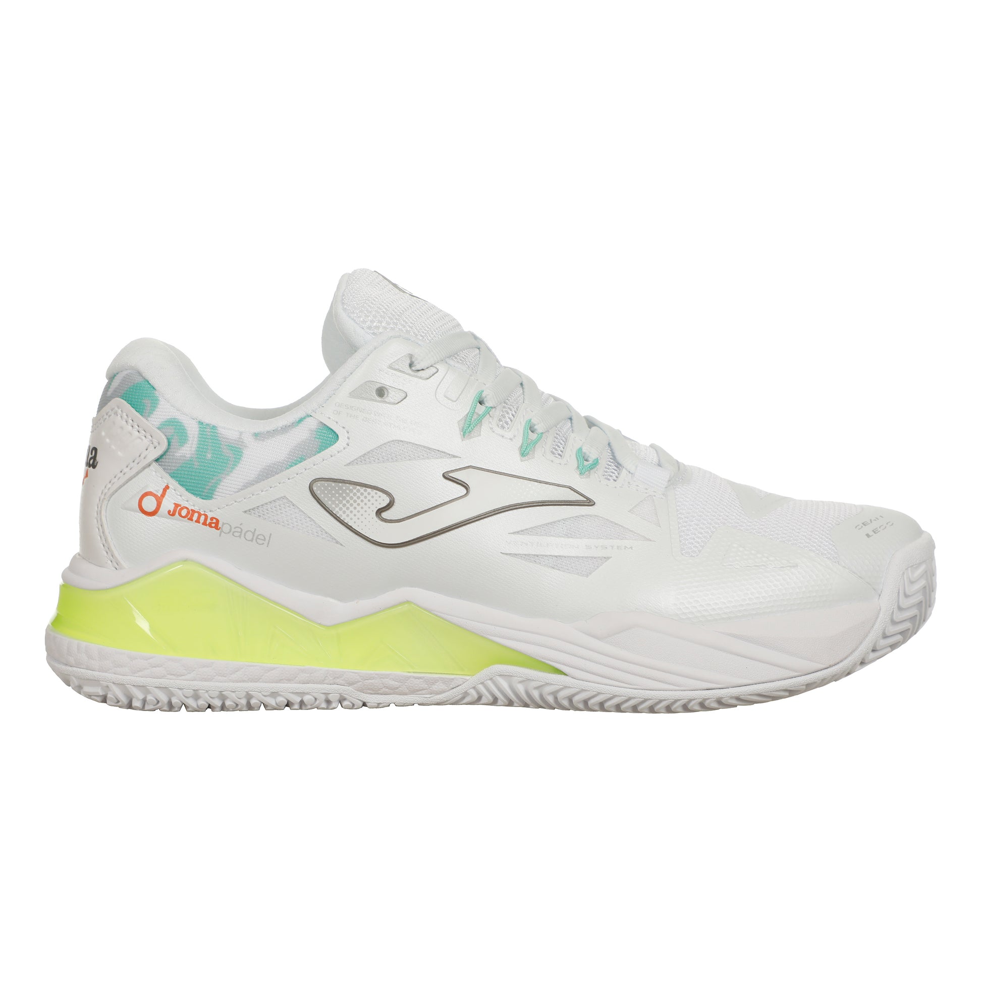 Joma Spin Padel shoe Women - white, green