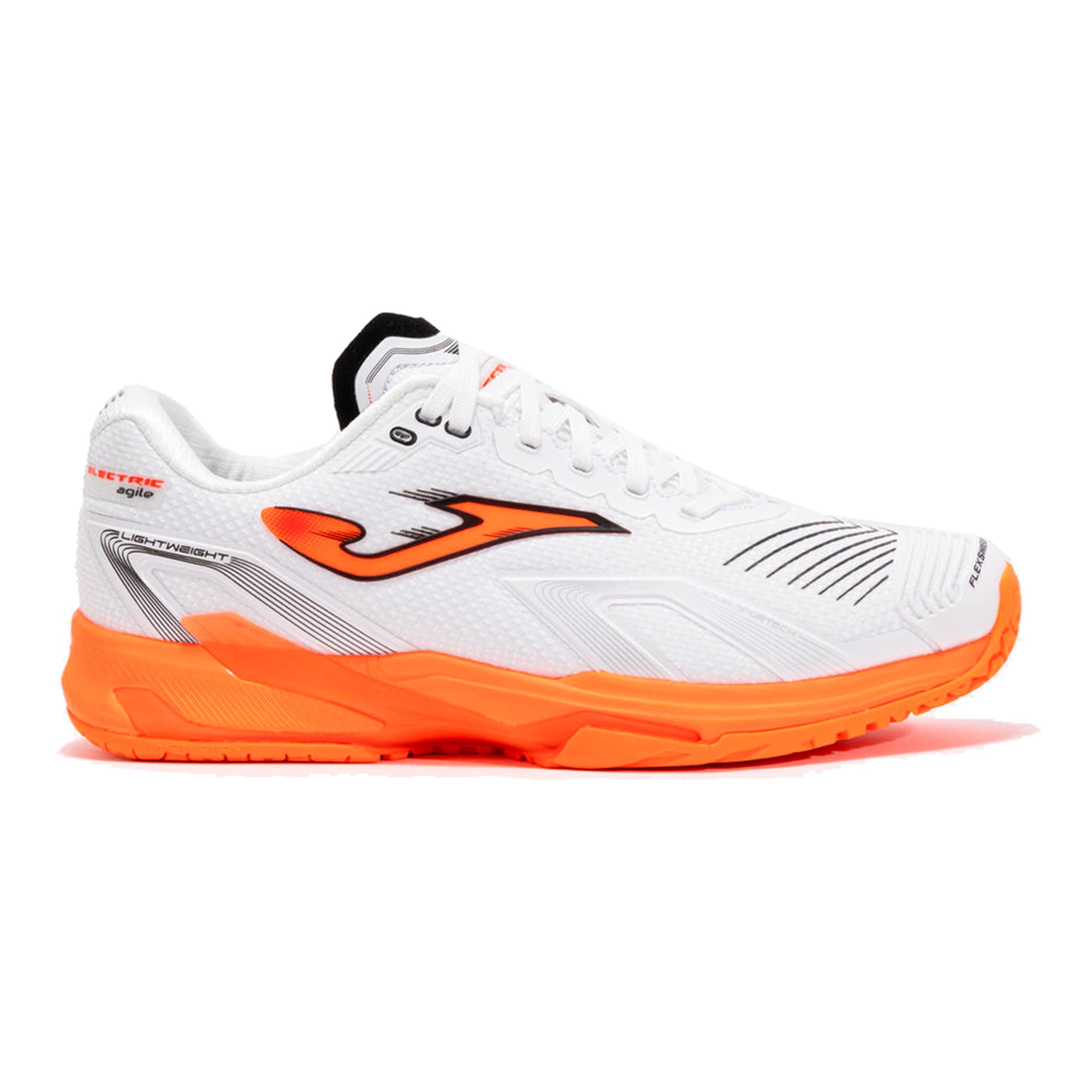 Joma Electric Hard court shoe Men - white, orange