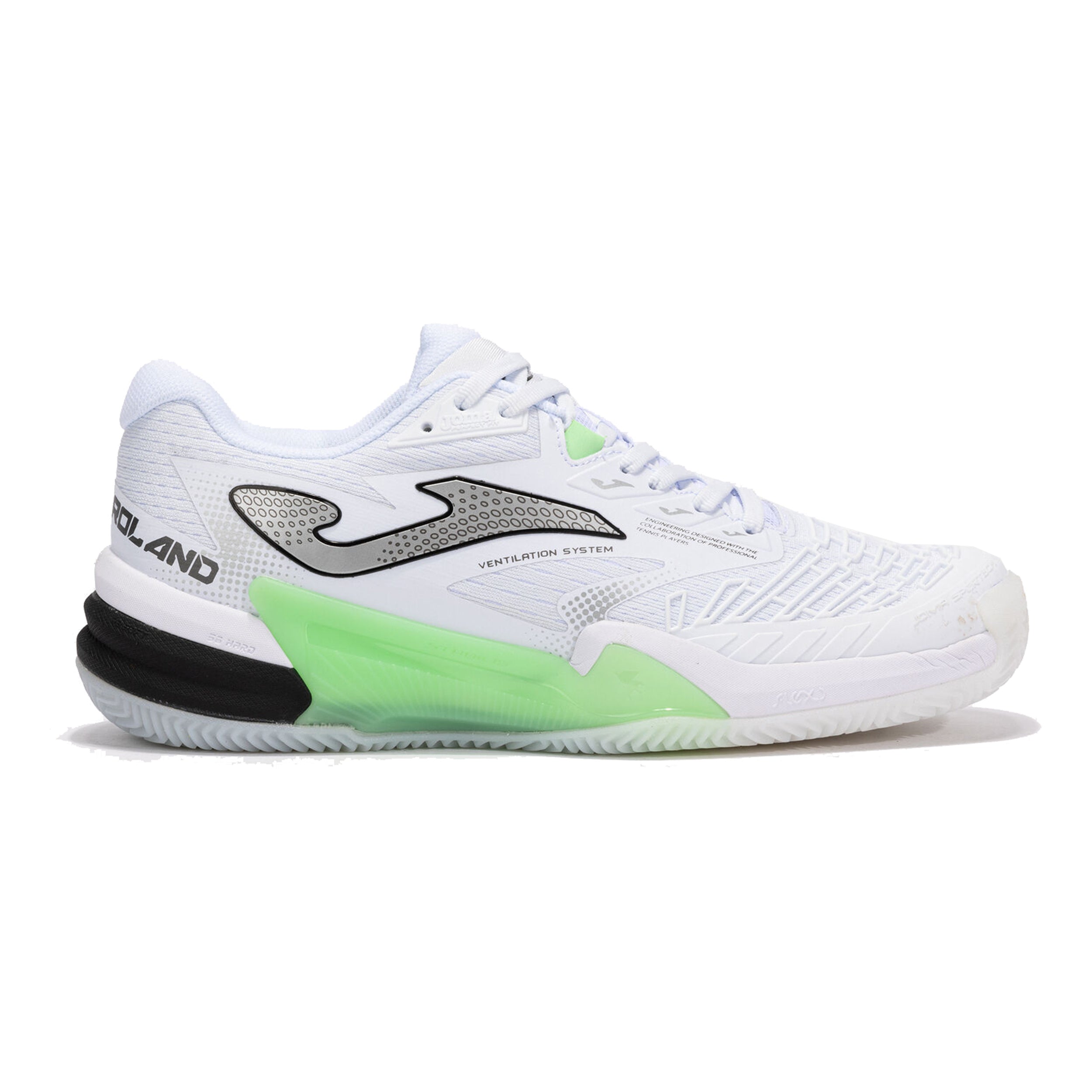 Joma Roland Clay court shoe Men - white, mint
