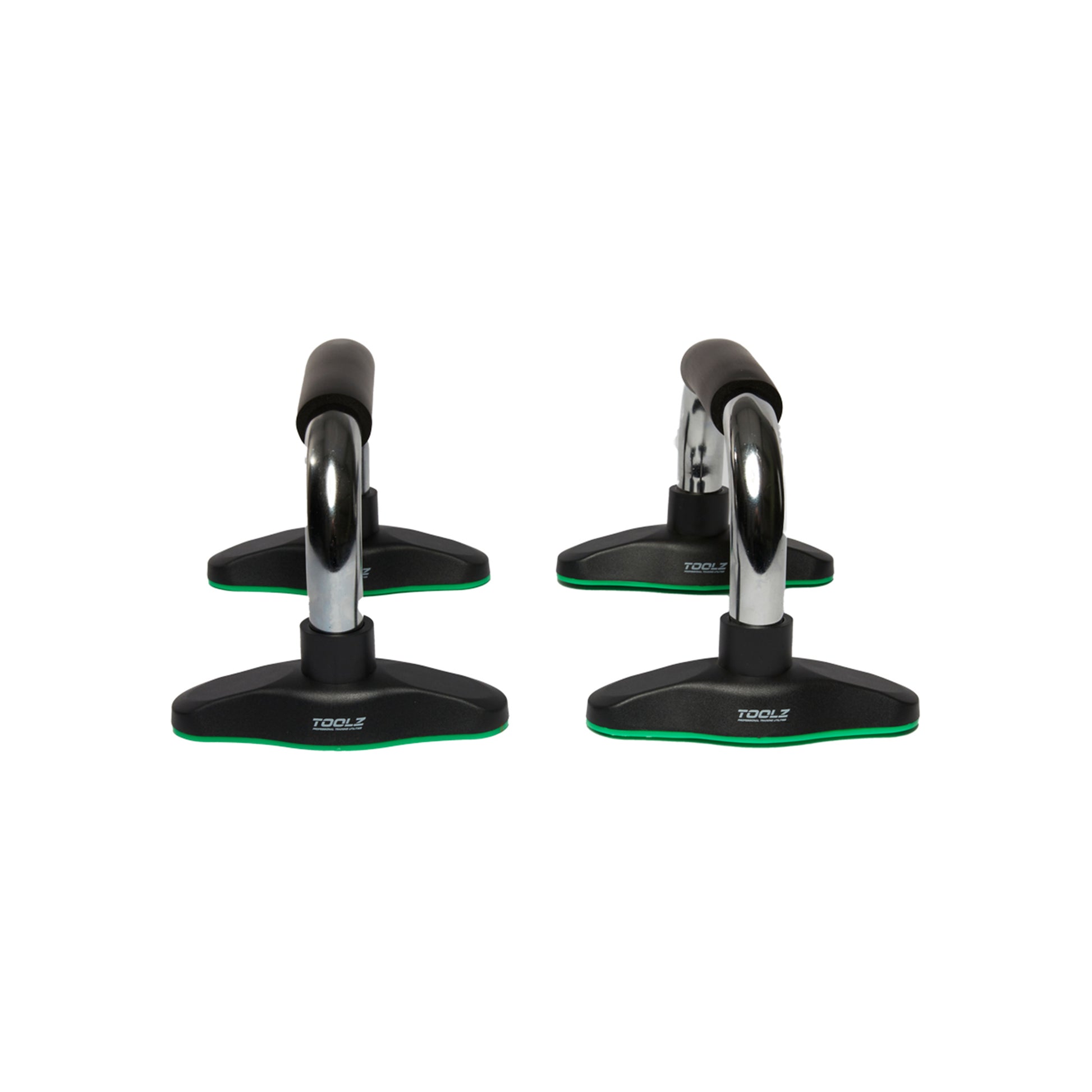 TOOLZ Chrome Push Up Grips Press-up Grips-Black
