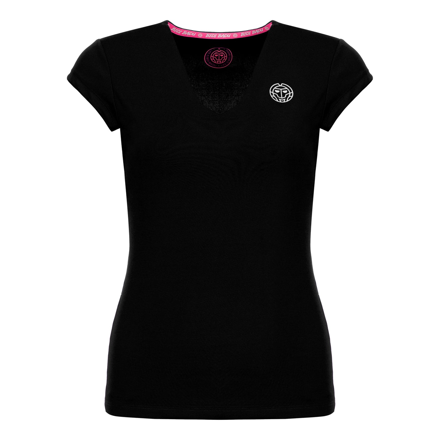 BIDI BADU Bella 2.0 Tech V-Neck T-Shirt Women - black, white