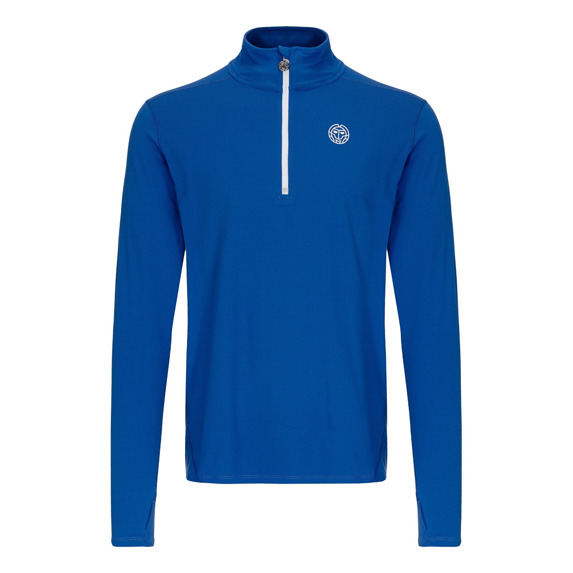 BIDI BADU Zac Tech Long Sleeve Men-Petrol,White