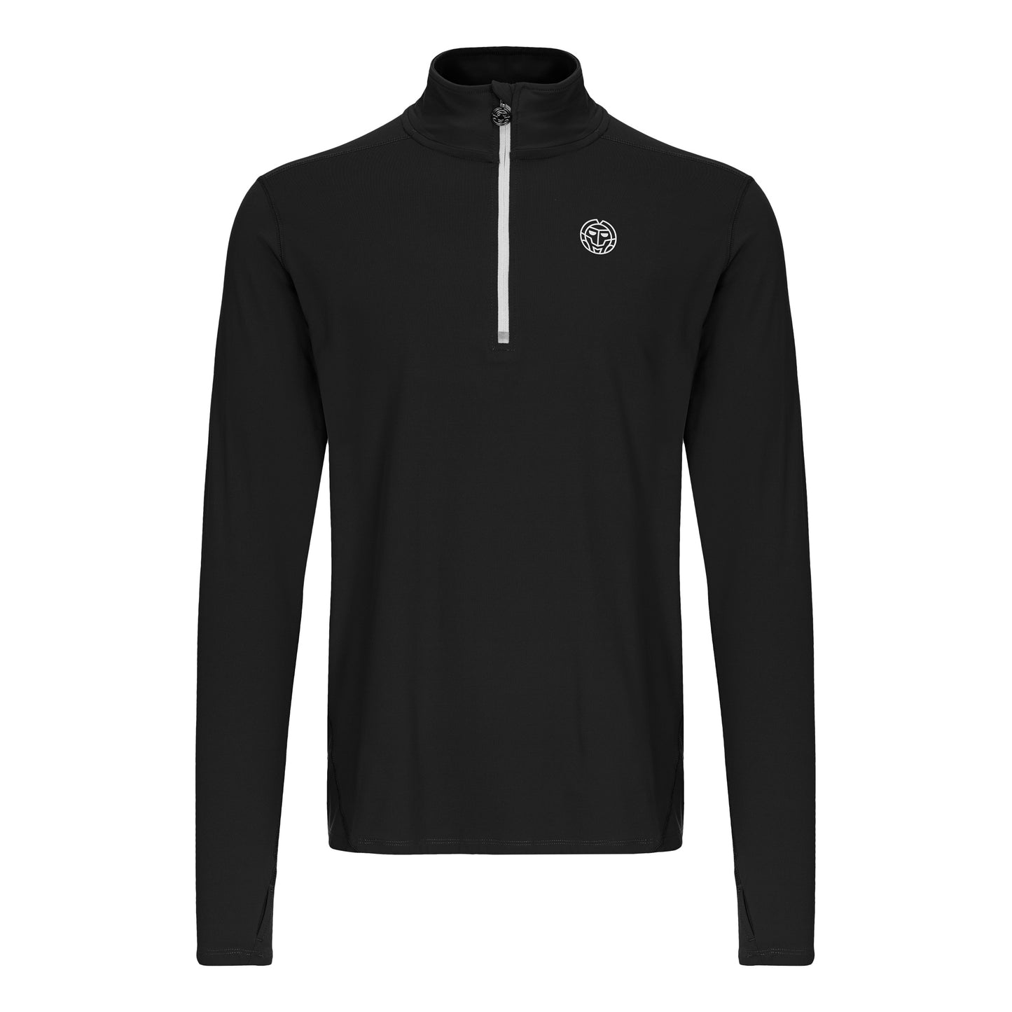BIDI BADU Zac Tech Half Zip Long sleeve Men - black, white