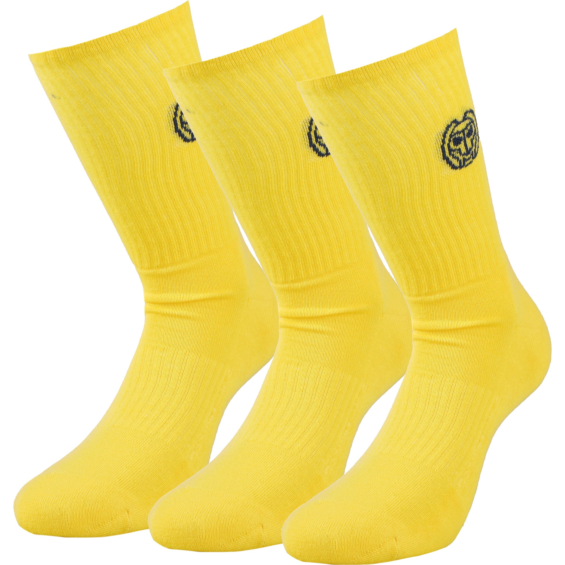 BIDI BADU Matayo Crew Tech Sports Socks 3 Pack Men-Yellow,Black